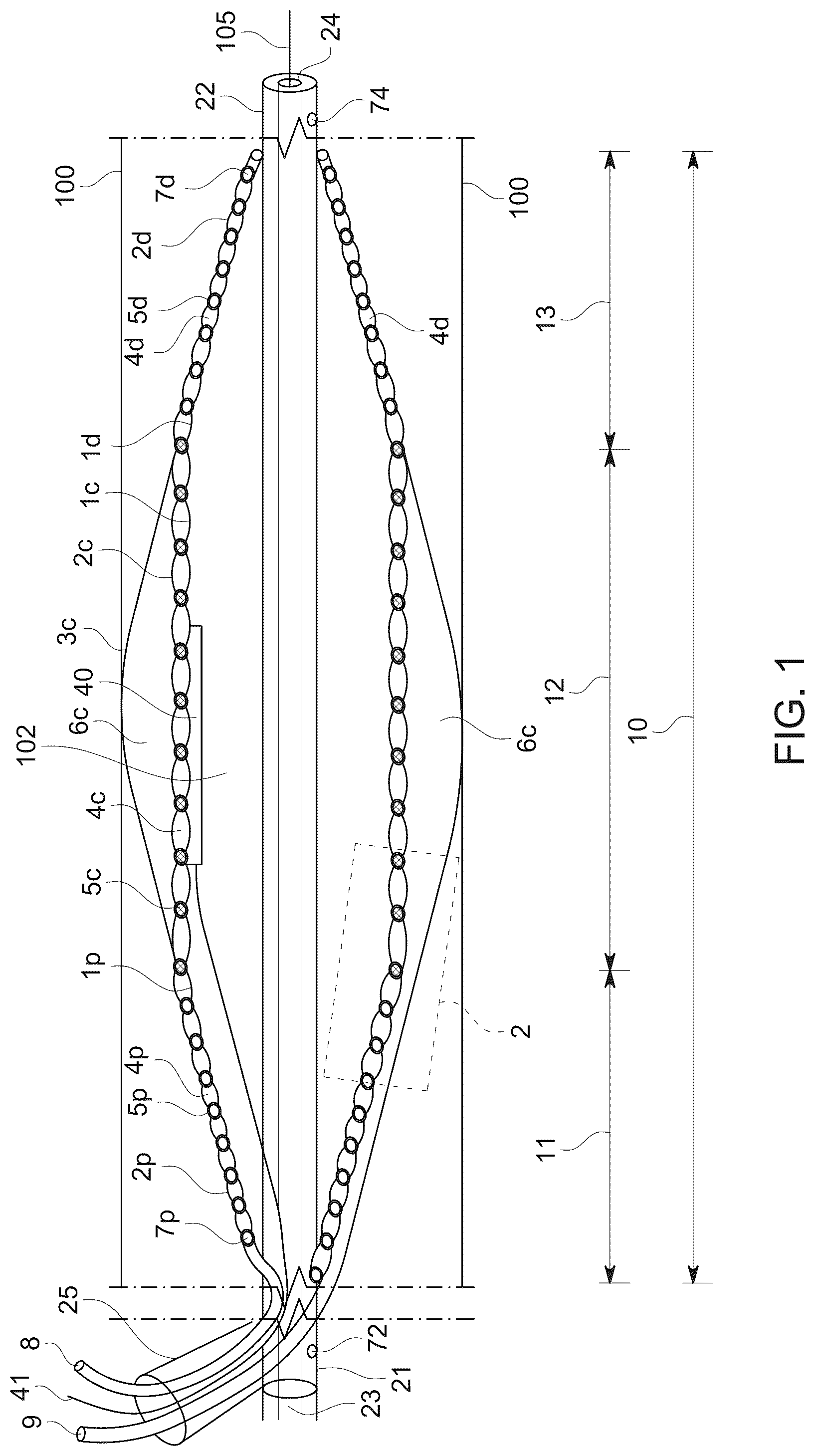 Patent US12576250 — Apertured multilayer balloon catheter system — Figure 1