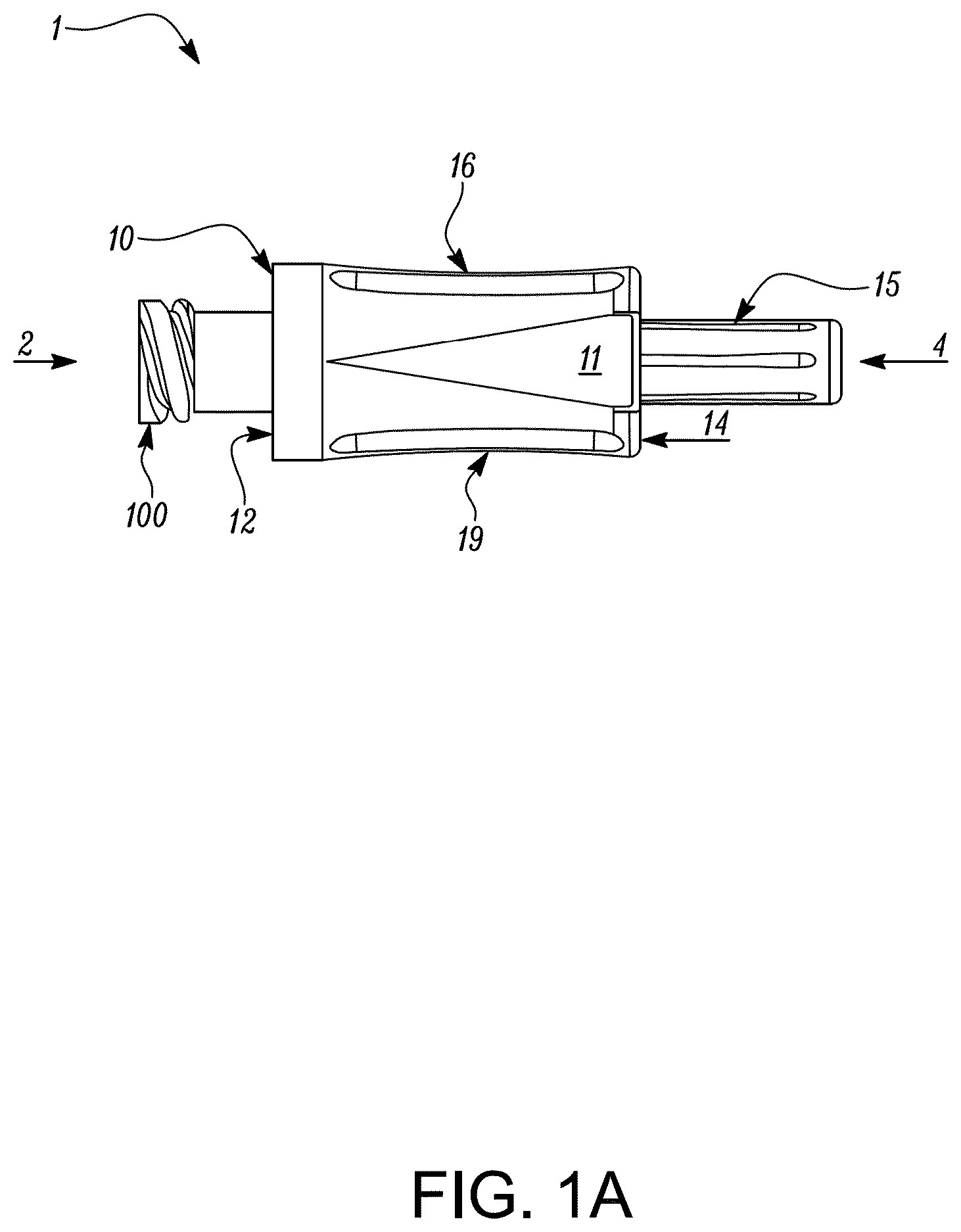 Patent US12576256 — Medical Luer connector — Figure 1