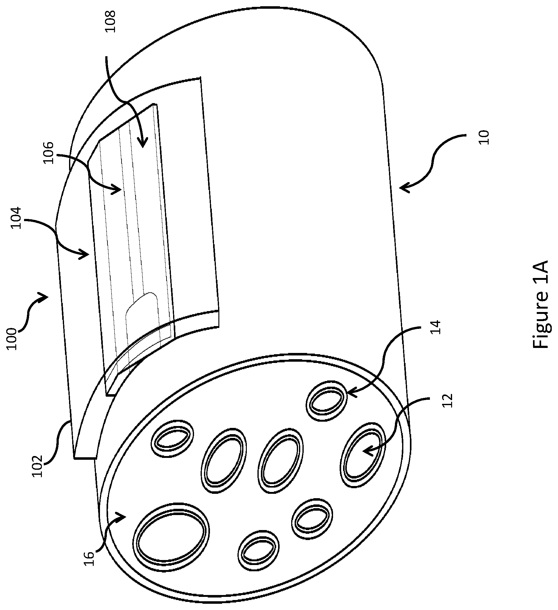 Patent US12576268 — Conformable neural interface device with hydrogel adhesion and methods of using the same — Figure 1