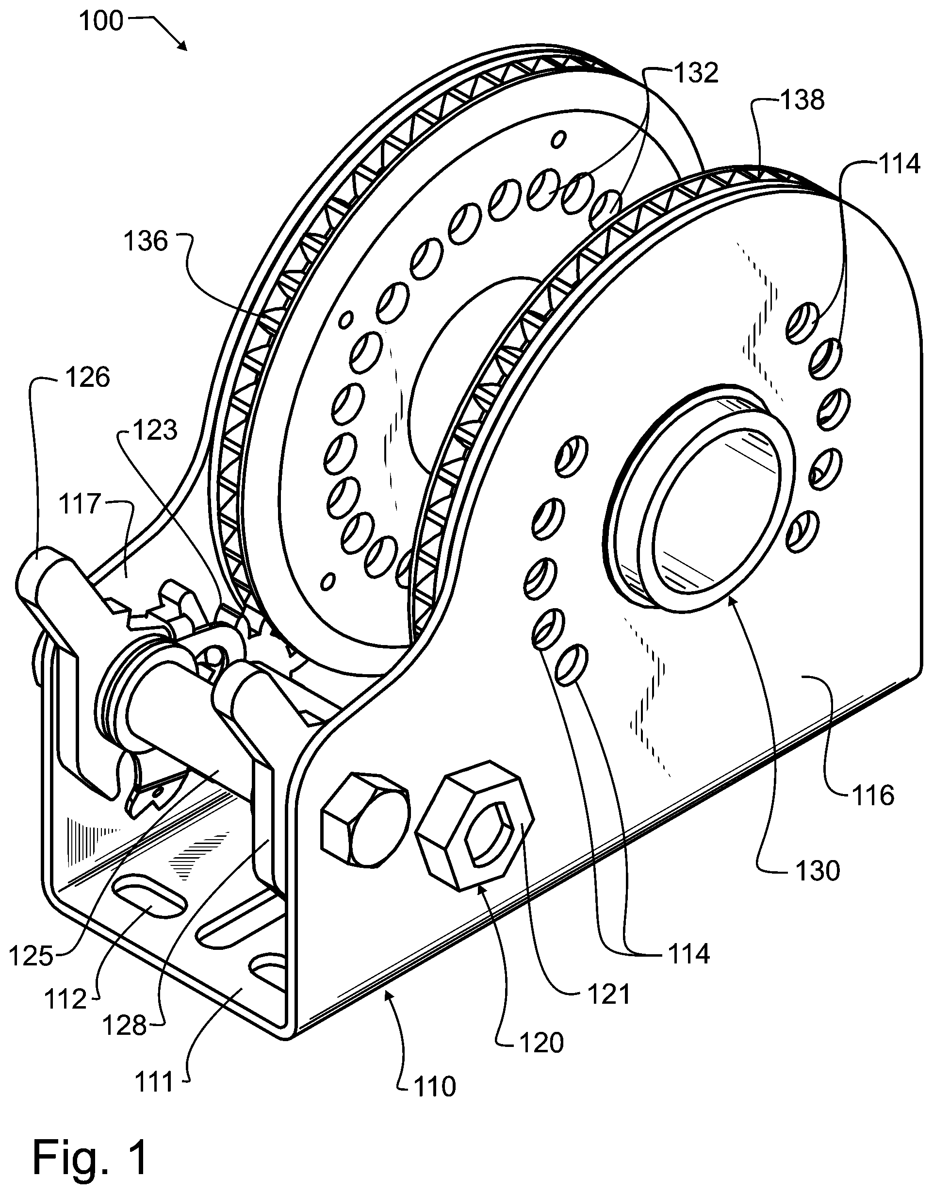 Patent US12576292 — Winch — Figure 1
