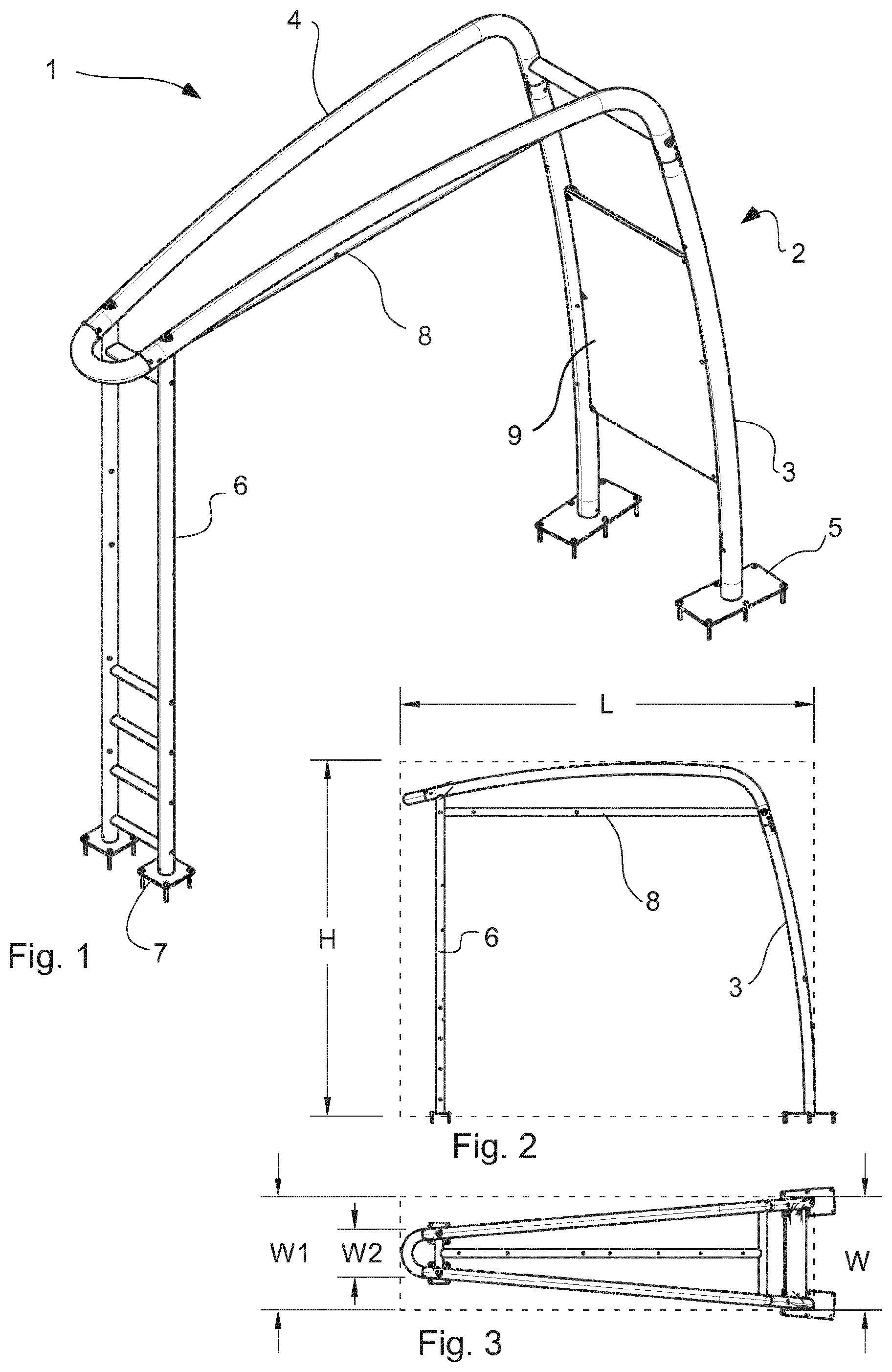 Patent US12576298 — Fitness system, fitness assembly arrangement and functional fitness elements — Figure 1