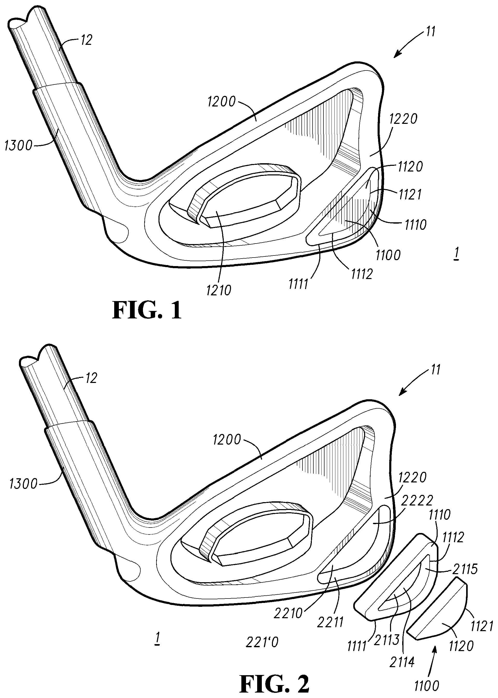 Patent US12576320 — Golf club weight attachment mechanisms and related methods — Figure 1