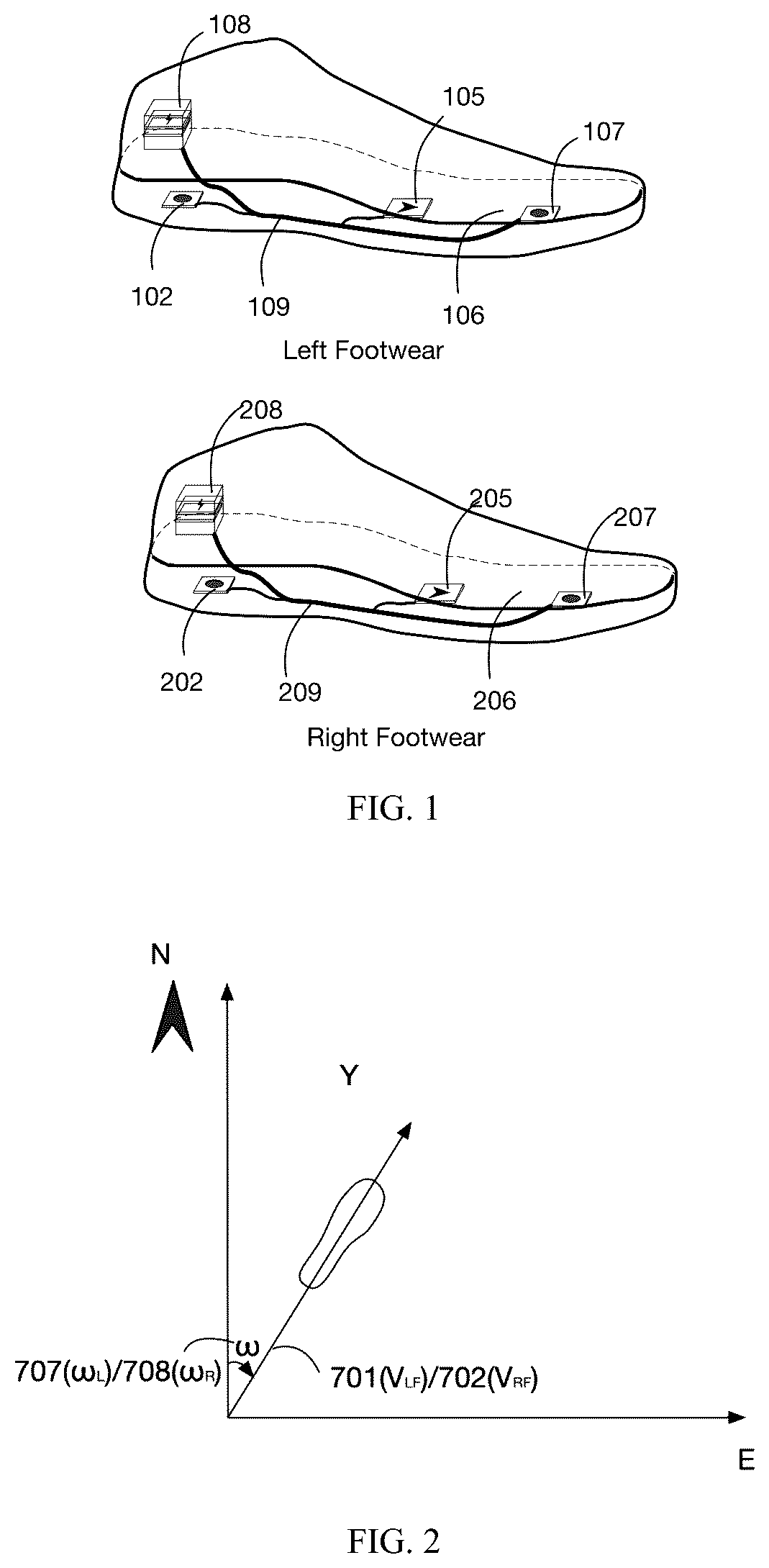 Patent US12576332 — Methods for game/application control using user foot gestures — Figure 1