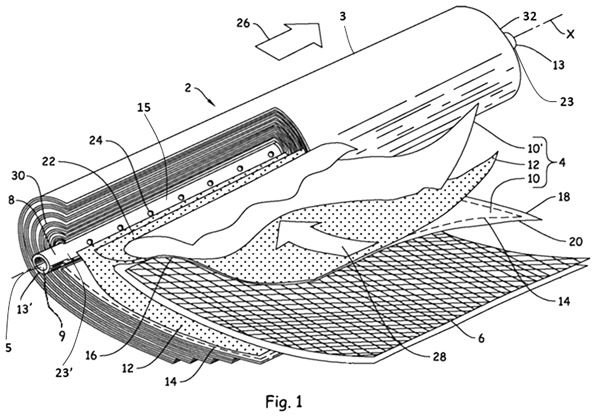 Patent US12576364 — Spiral wound membrane modules with sensor and transmitter field — Figure 1