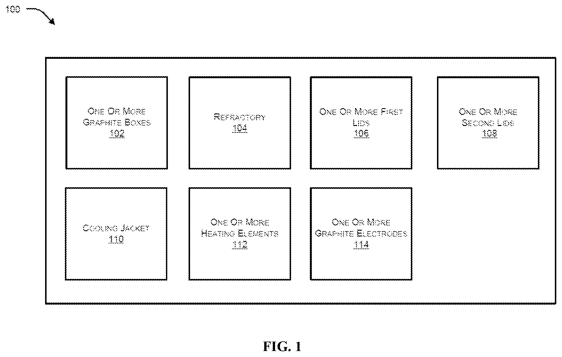 Patent US12576379 — Apparatus and method for preparation of negative electrode material — Figure 1