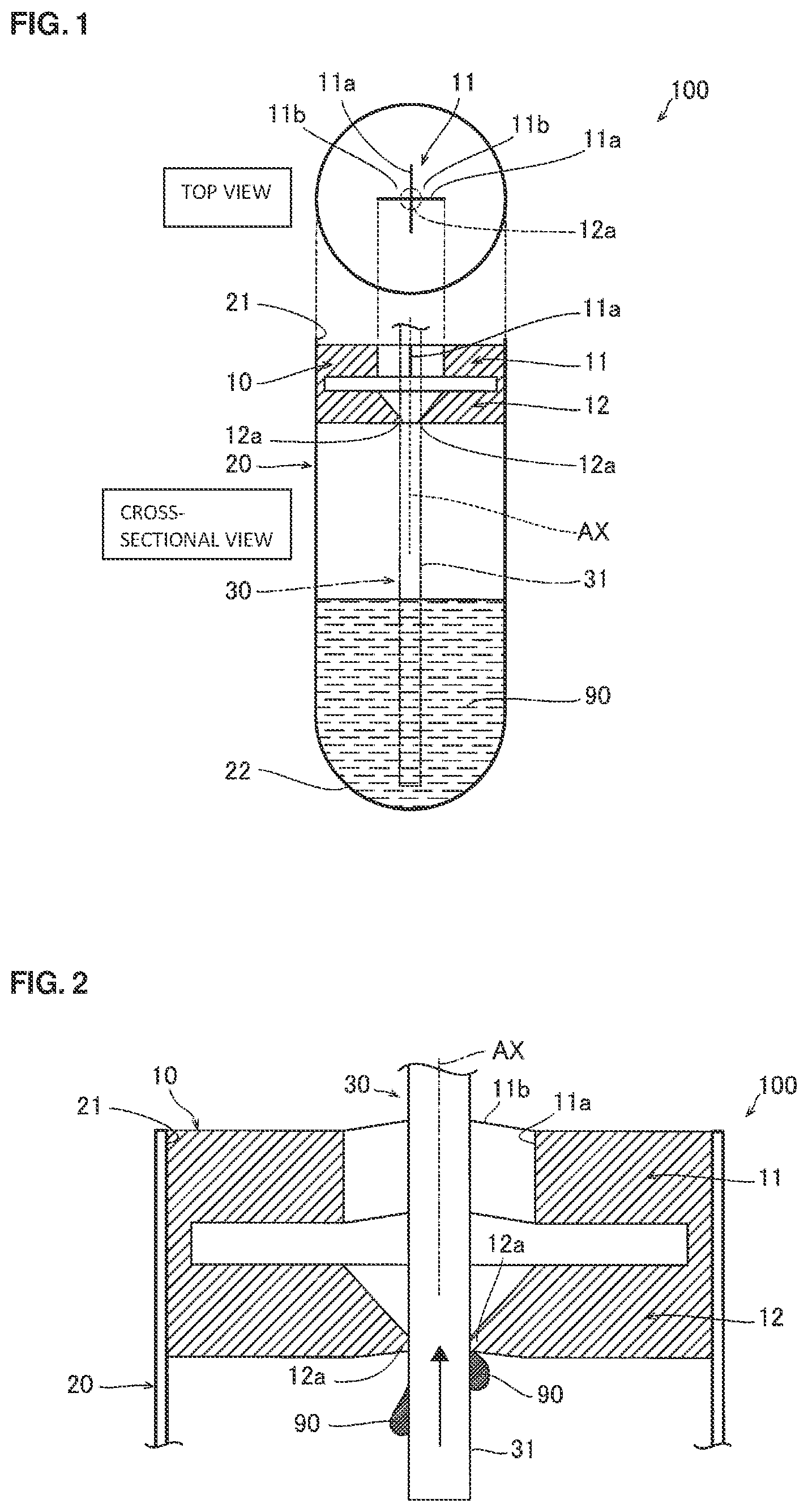 Patent US12576403 — Specimen container and cap — Figure 1