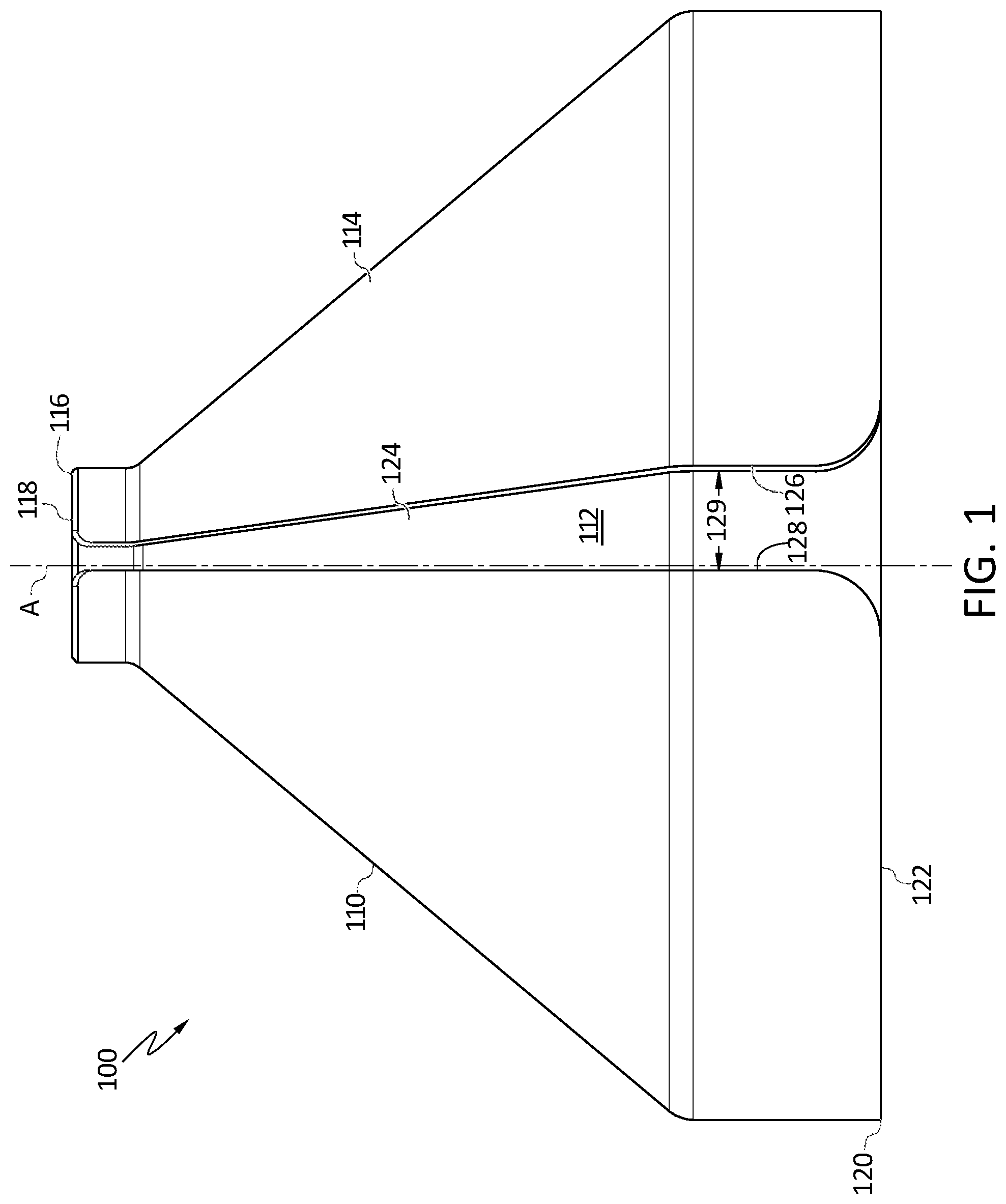 Patent US12576412 — Devices and methods for the deflection of fluid — Figure 1