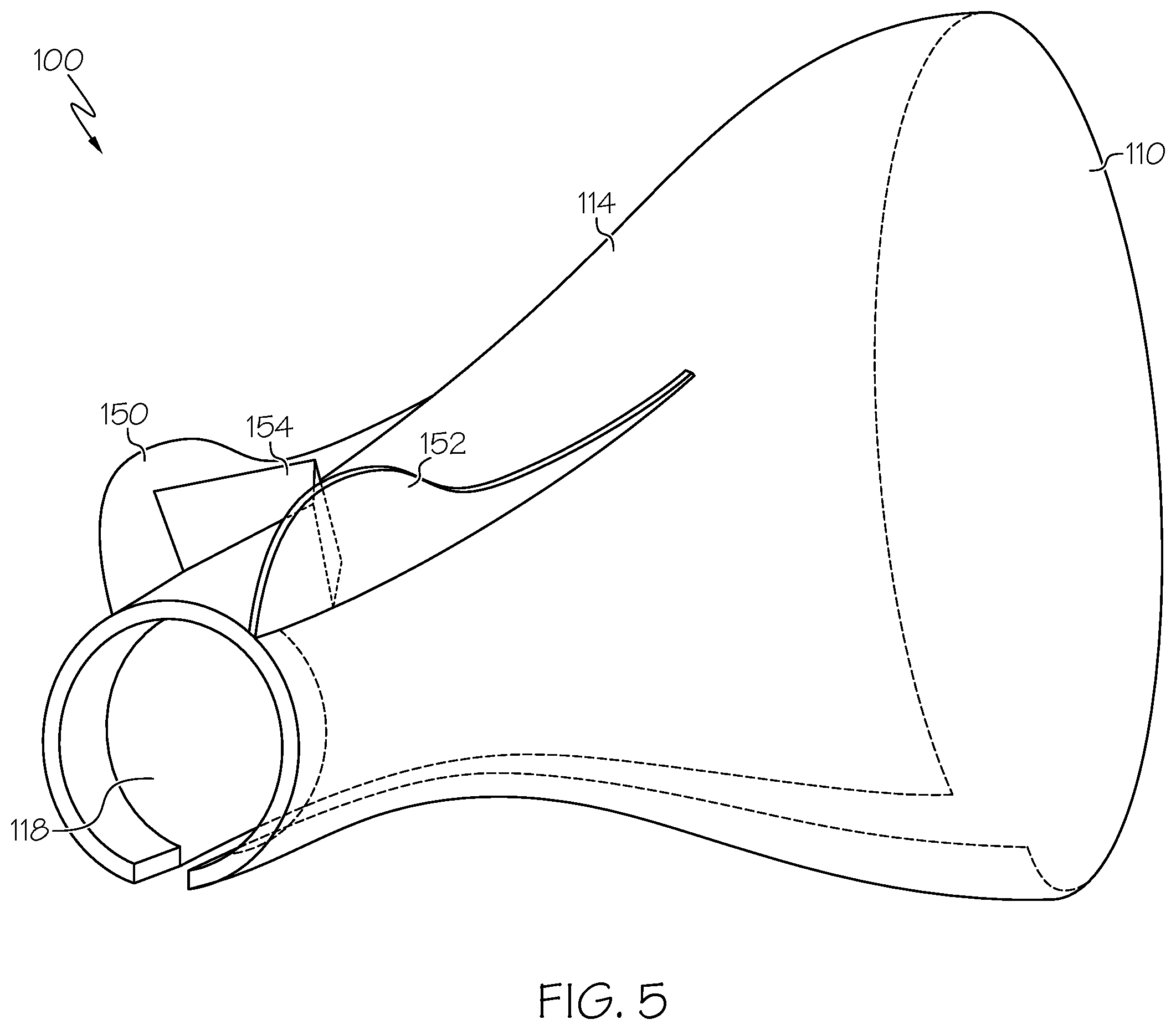 Patent US12576413 Figure 5 – Devices and methods for the deflection of fluid