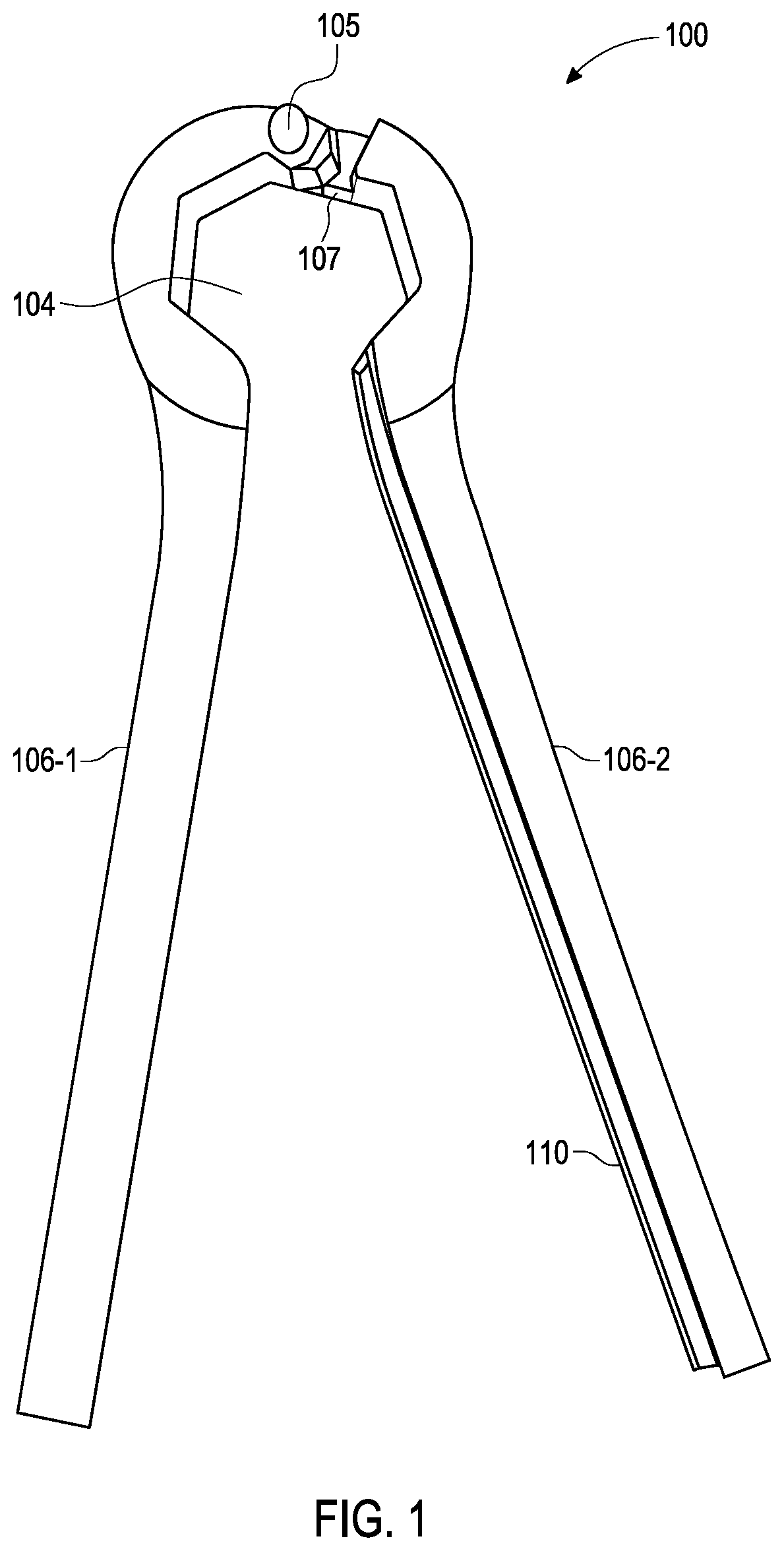 Patent US12576484 — Hinged wrench — Figure 1