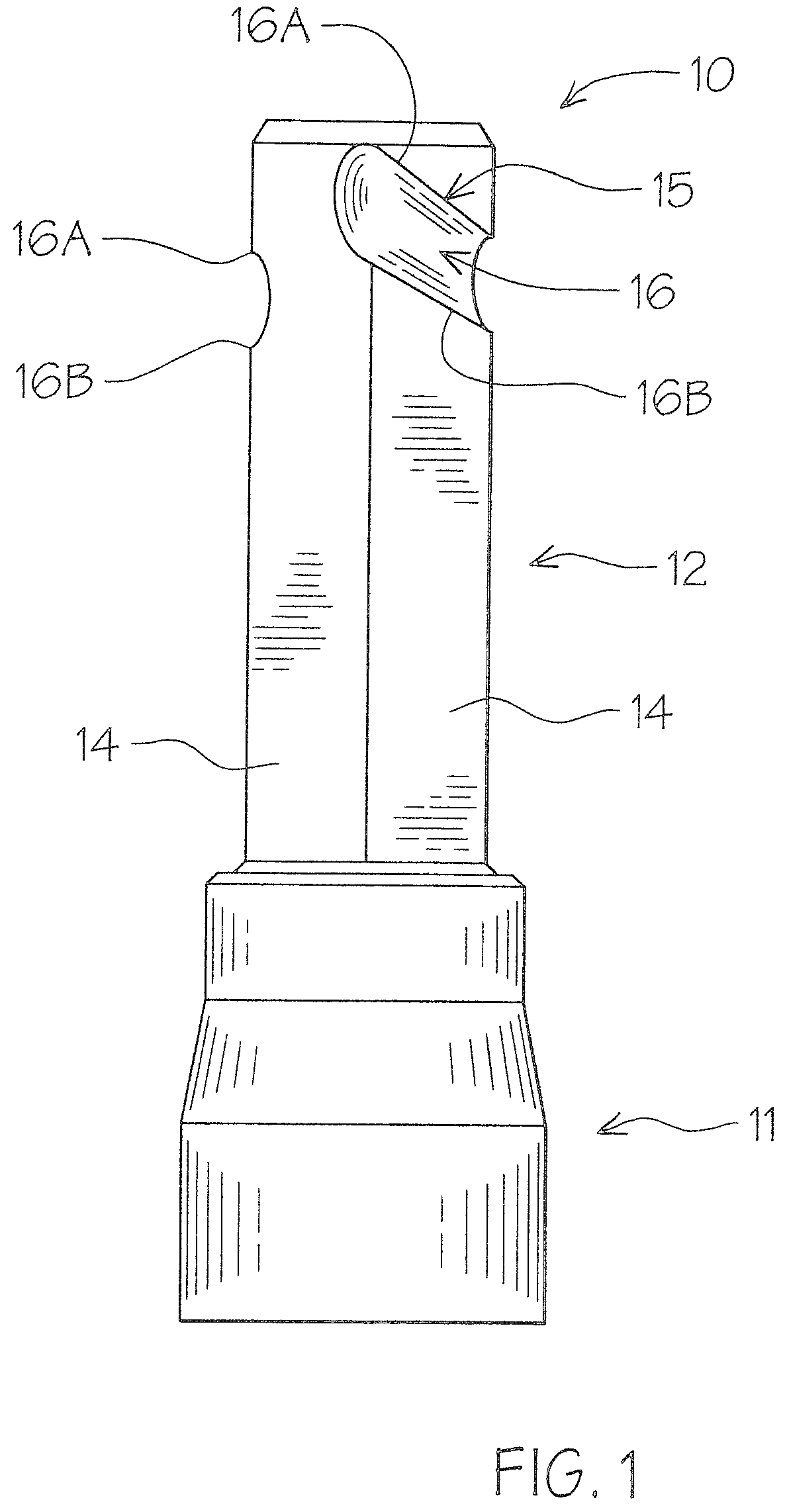Patent US12576486 — Anti-slip hex allen tool variation — Figure 1
