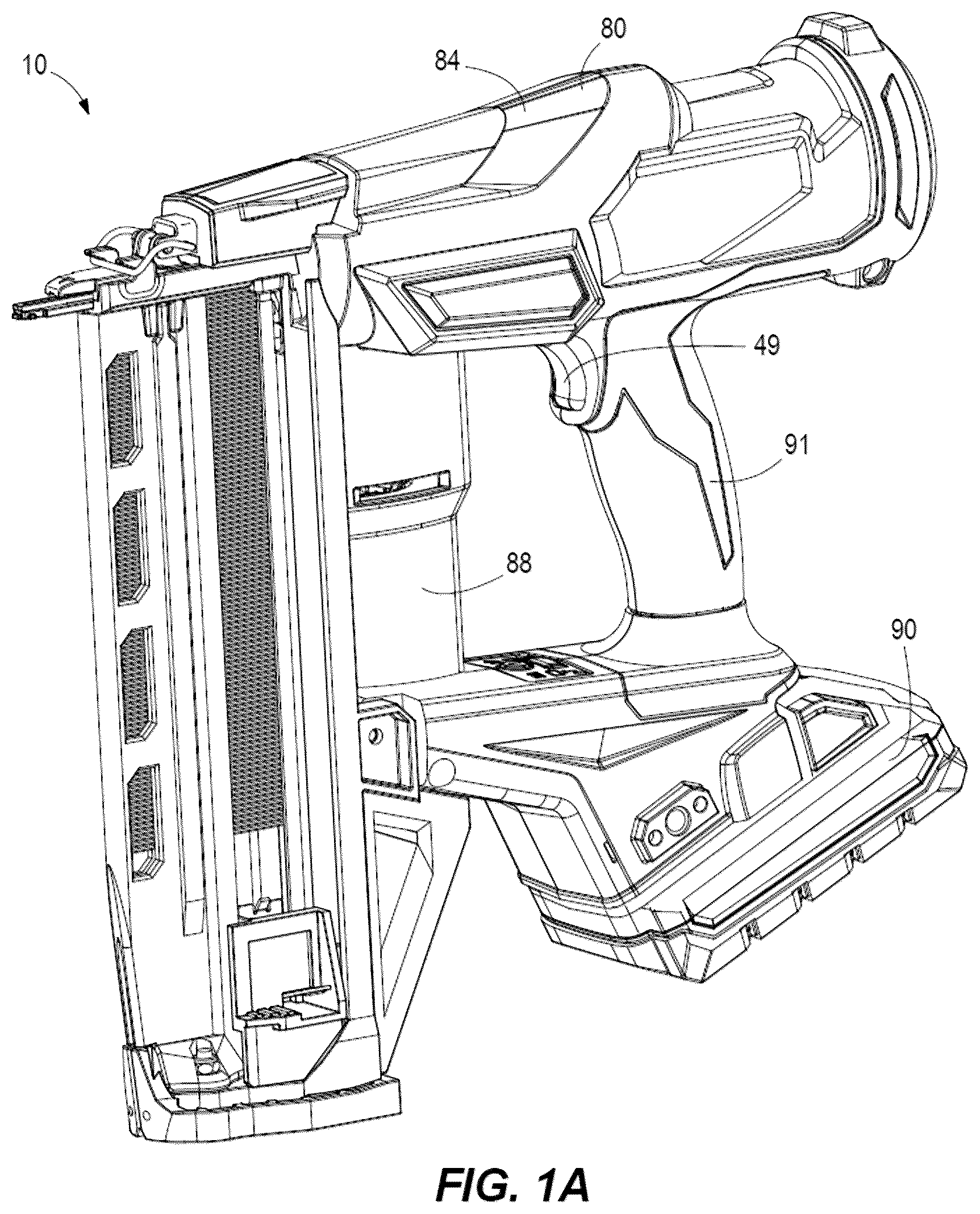 Patent US12576492 Figure 1 – Power tool including closed loop speed control