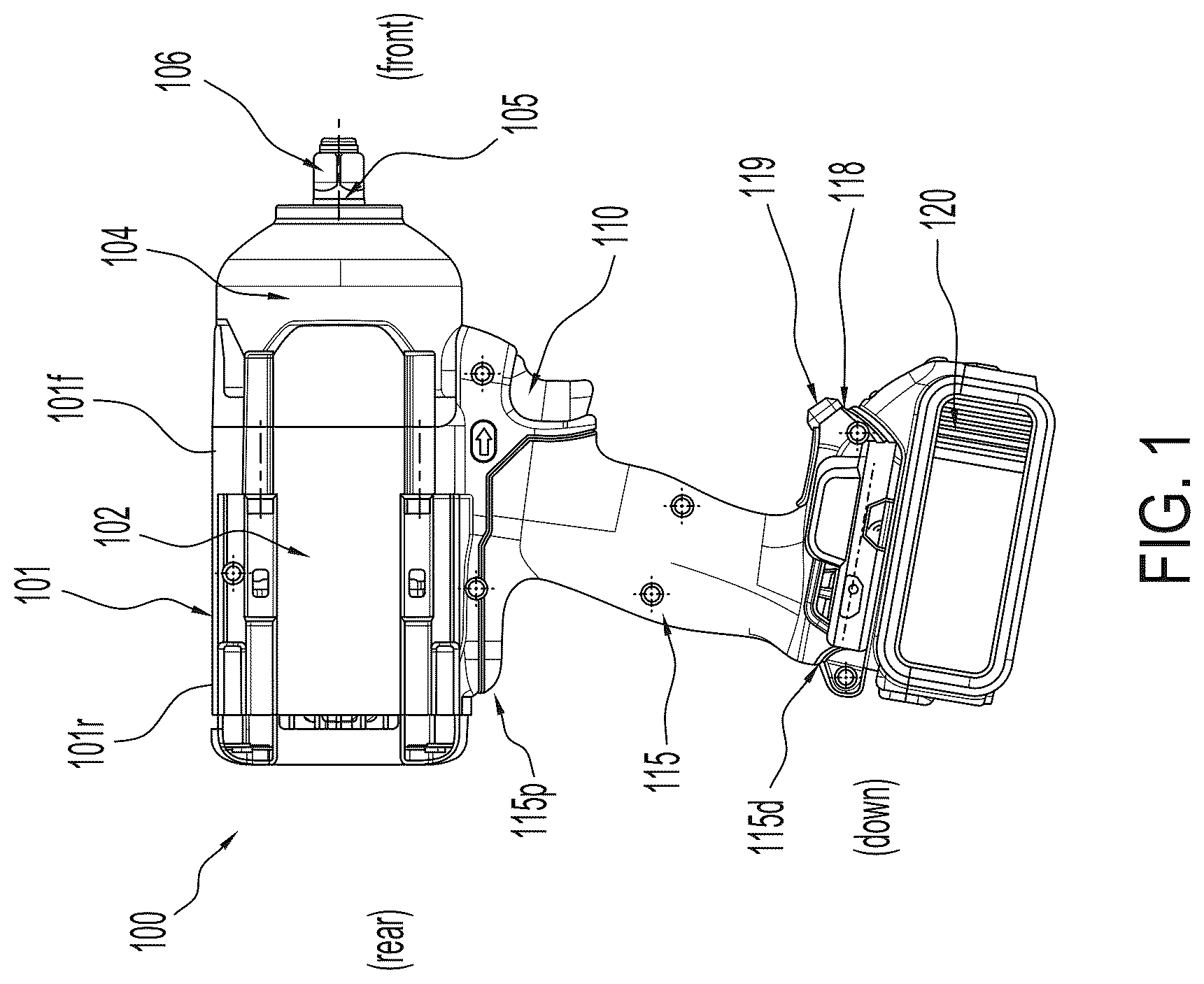 Patent US12576501 — Impact power tool — Figure 1