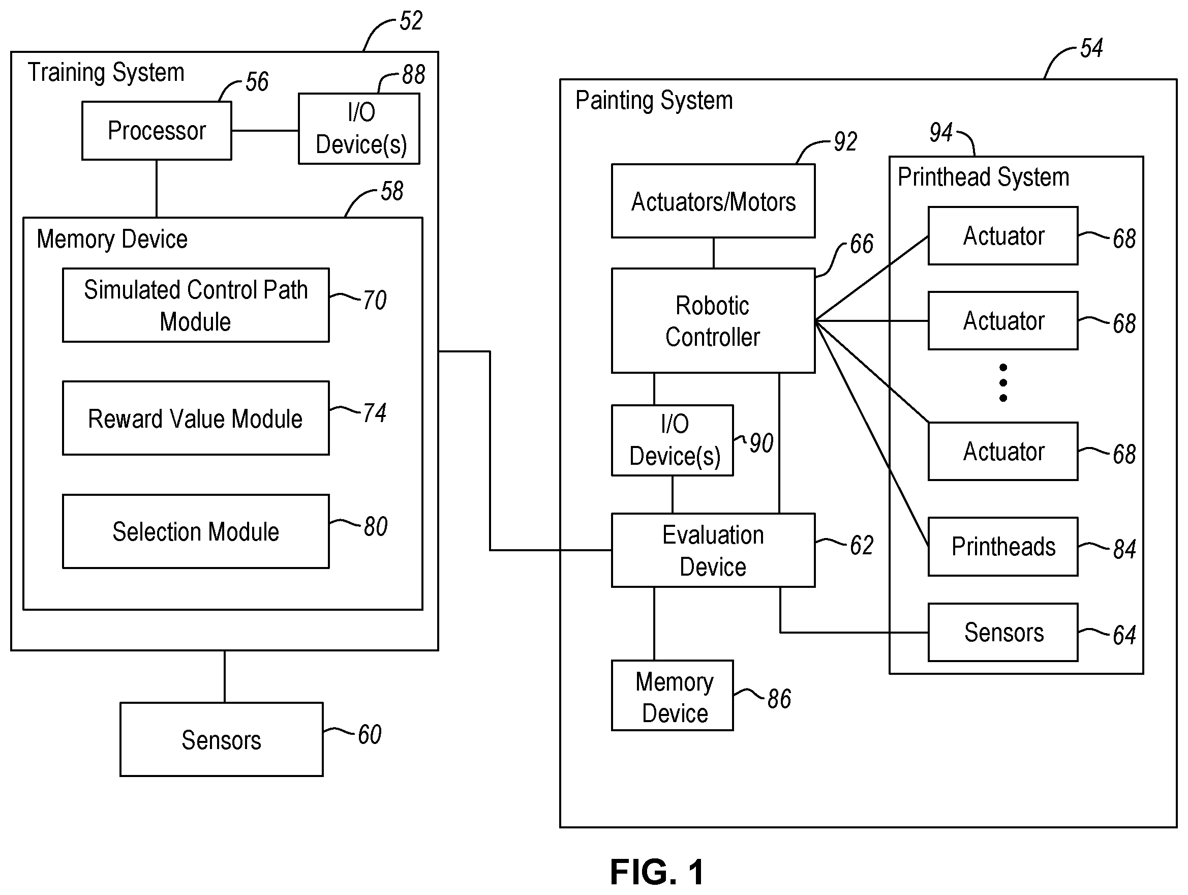 Patent US12576507 — Apparatus and method for printing a contoured surface — Figure 1