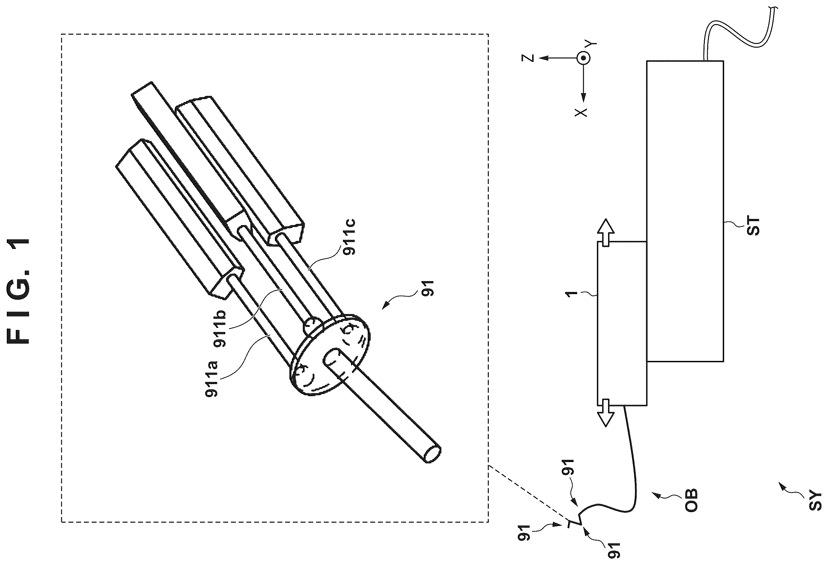 Patent US12576513 — Driving apparatus and inspection system — Figure 1