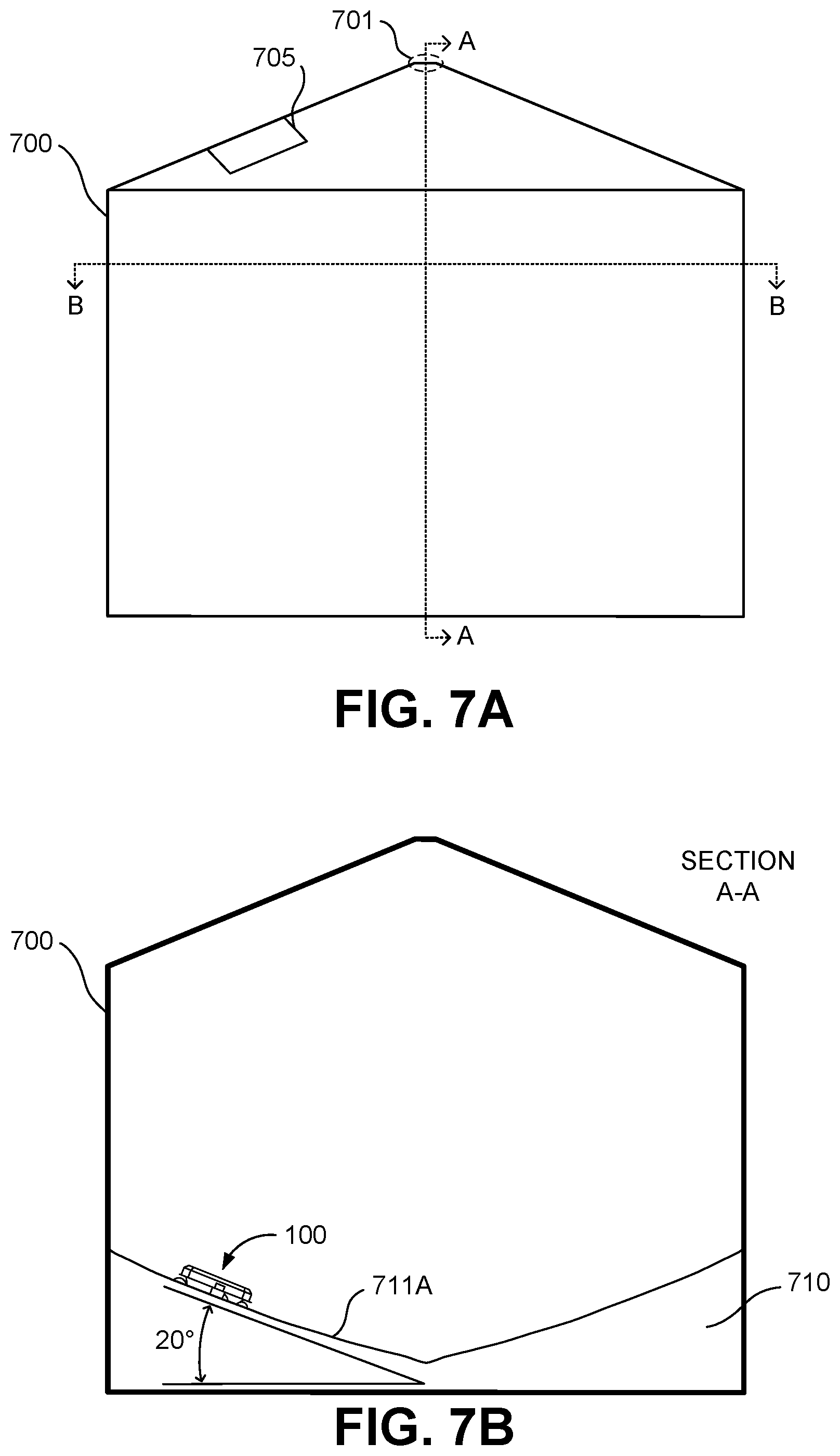 Patent US12576526 Figure 11 – Robotic grain walk down in a flat storage bulk store