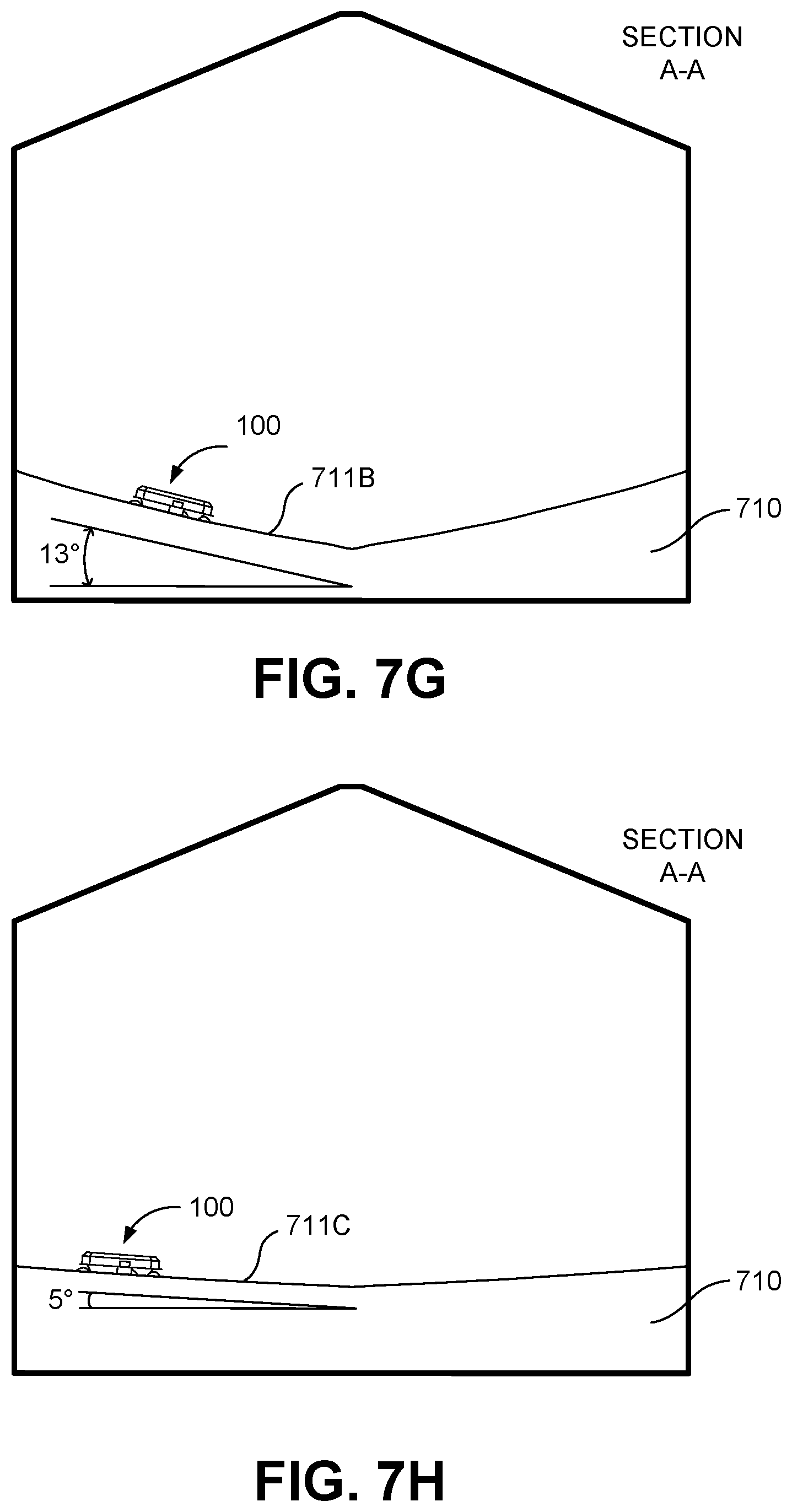 Patent US12576526 Figure 14 – Robotic grain walk down in a flat storage bulk store