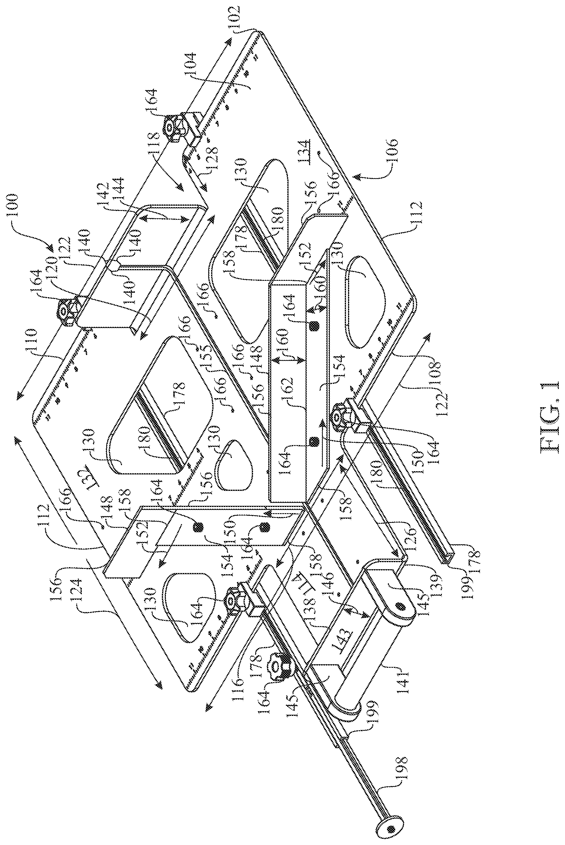 Patent US12576550 — Miter device — Figure 1