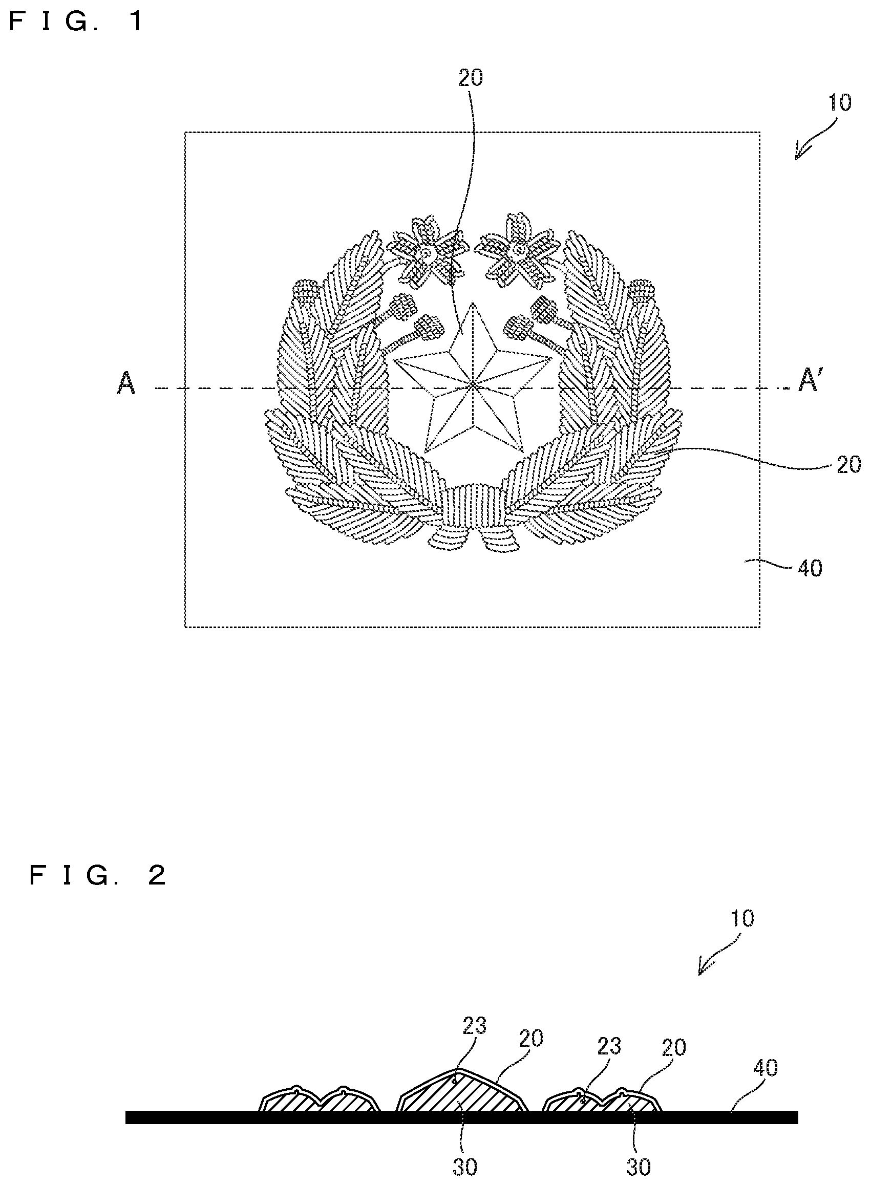 Patent US12576578 — Three-dimensional decorative piece and method of producing the same — Figure 1