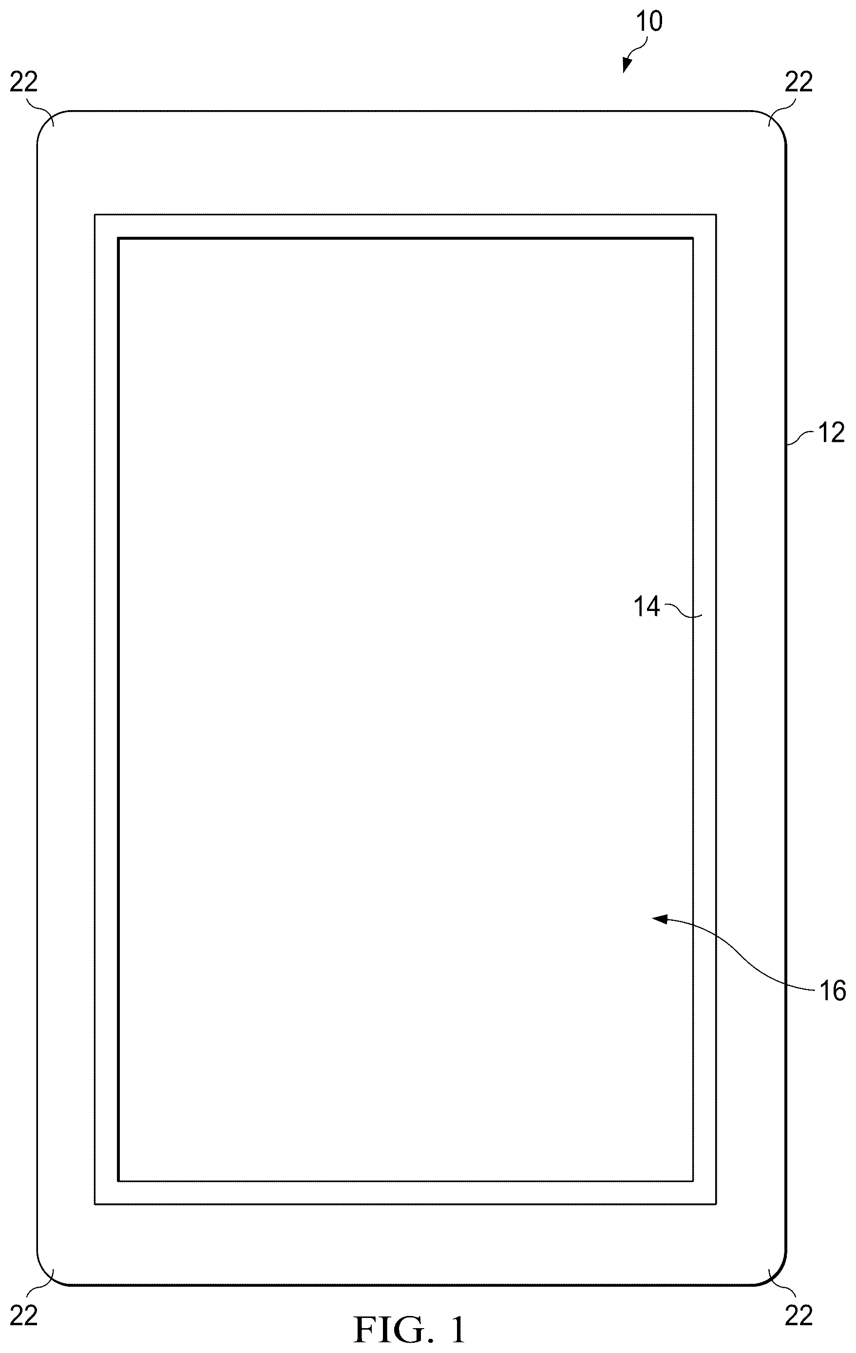 Patent US12576579 — Method of manufacturing a door frame subassembly for an electronic display assembly — Figure 1