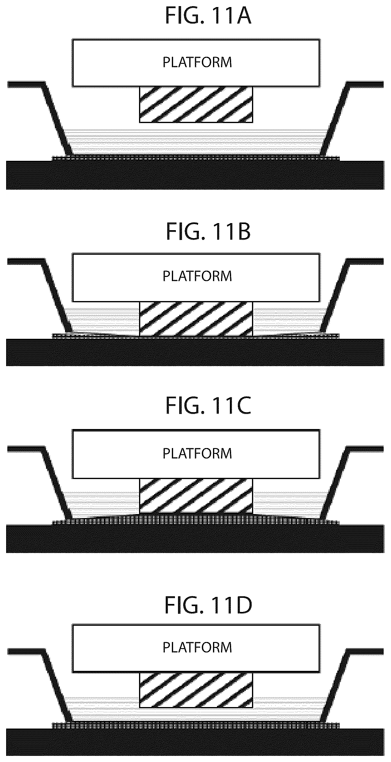 Patent US12576588 Figure 10 – Reservoir with substrate assembly for reducing separation forces in three-dimensional printing