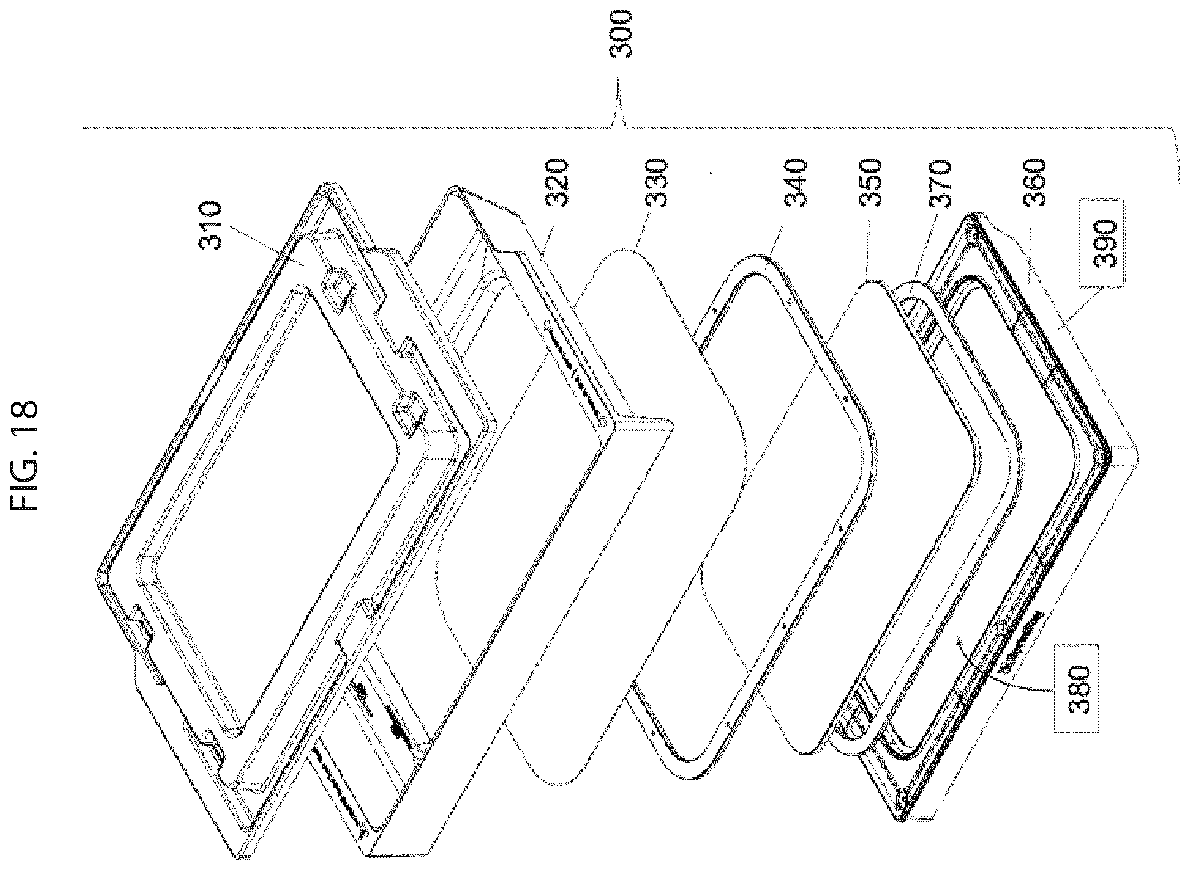 Patent US12576588 Figure 17 – Reservoir with substrate assembly for reducing separation forces in three-dimensional printing