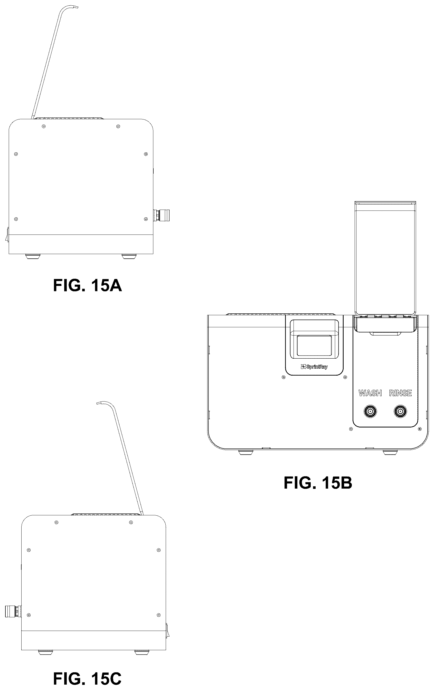 Patent US12576594 Figure 15 – Multi-stage wash system for vat polymerization-based 3D printed parts