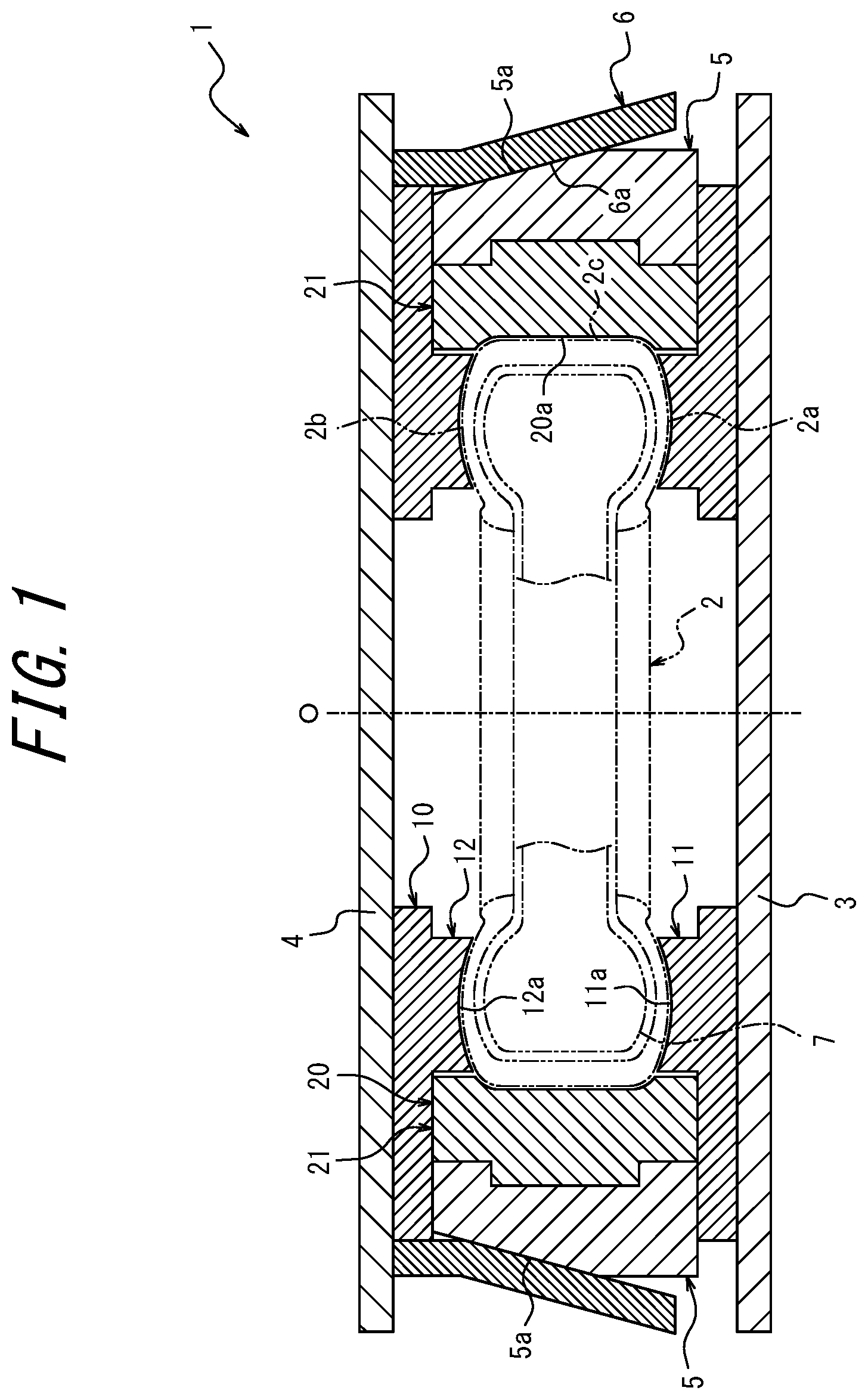Patent US12576606 Figure 1 – Mold for forming a tire and tire production method