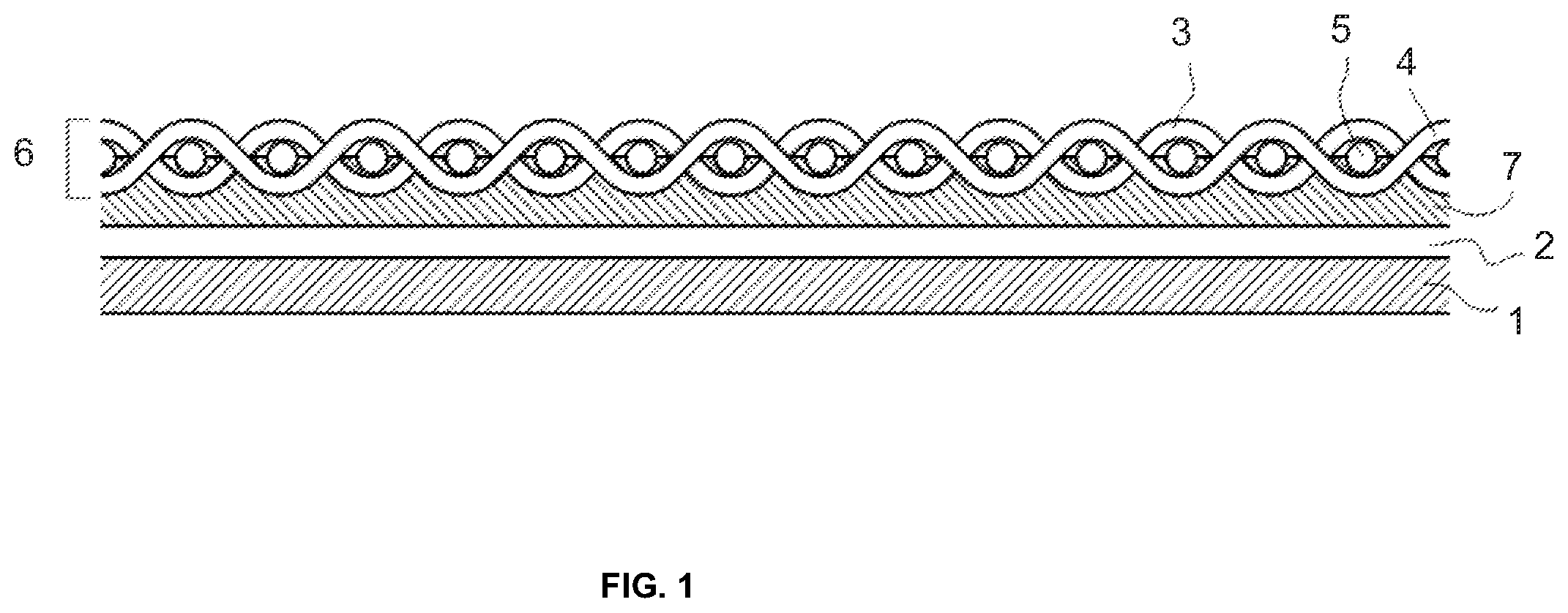 Patent US12576612 — Polyester carpet tile or carpet strip, and process for manufacturing a polyester carpet tile or carpet strip — Figure 1