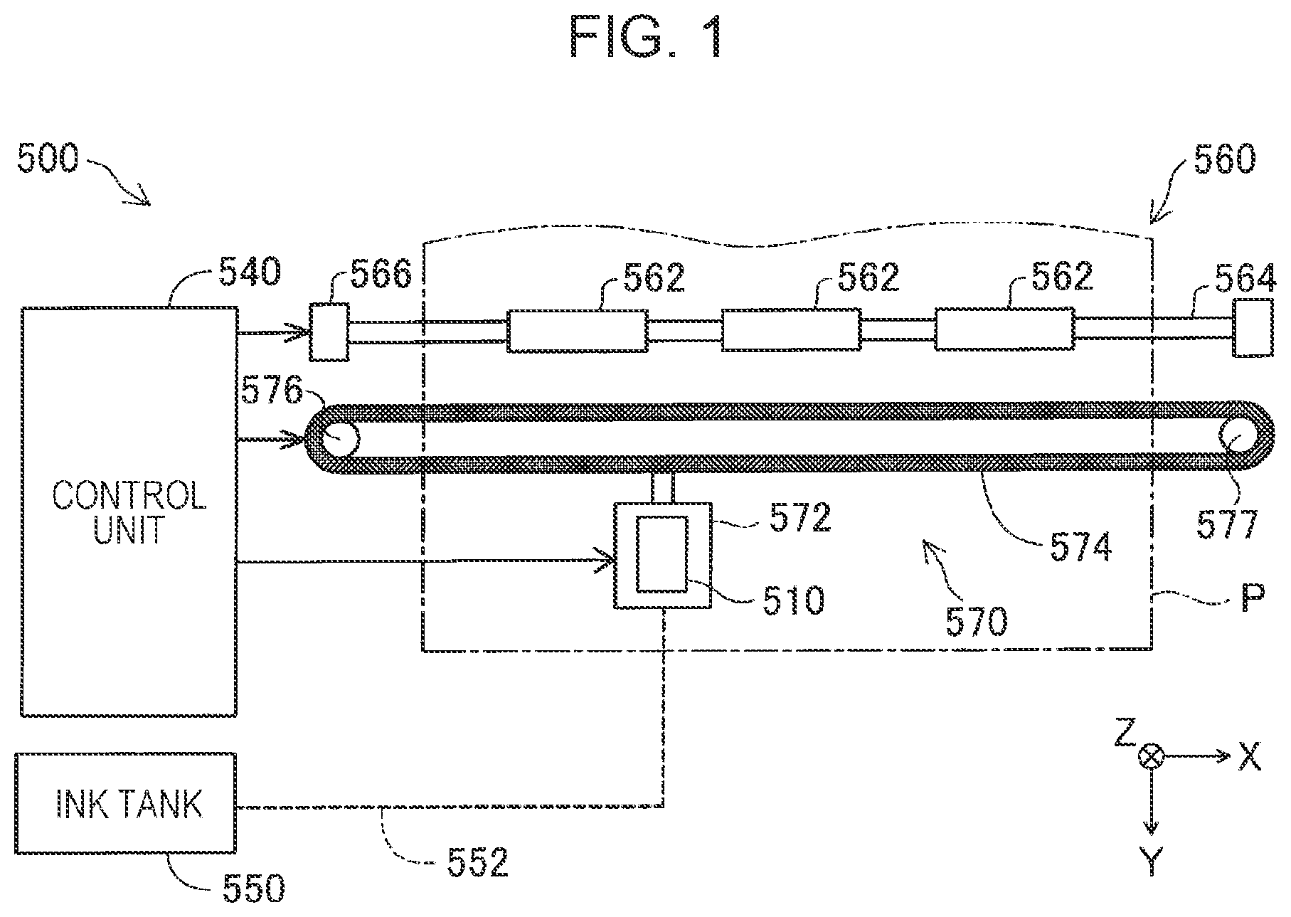 Patent US12576638 — Liquid ejecting head — Figure 1