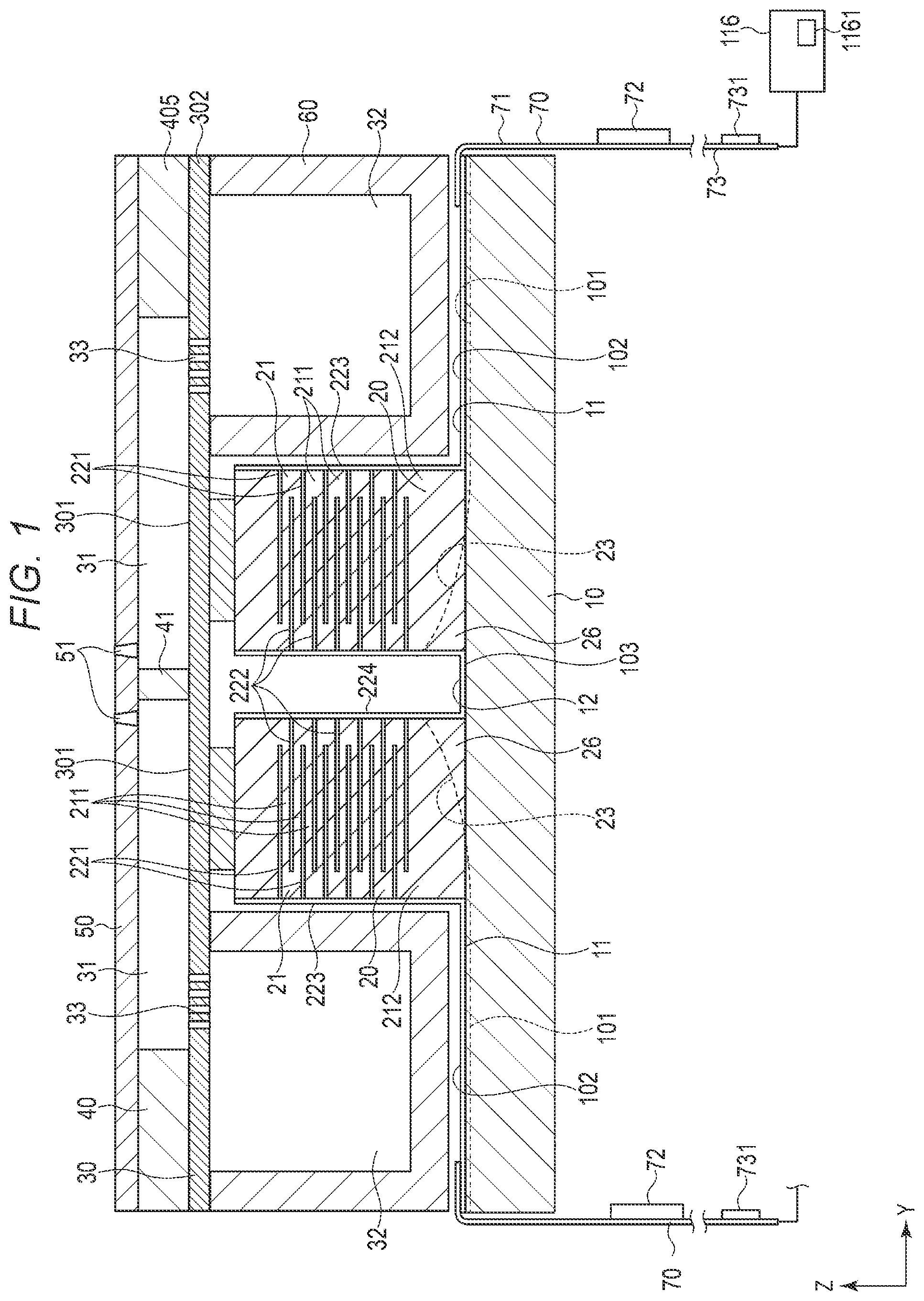 Patent US12576639 Figure 1 – Liquid ejecting head and liquid ejecting apparatus