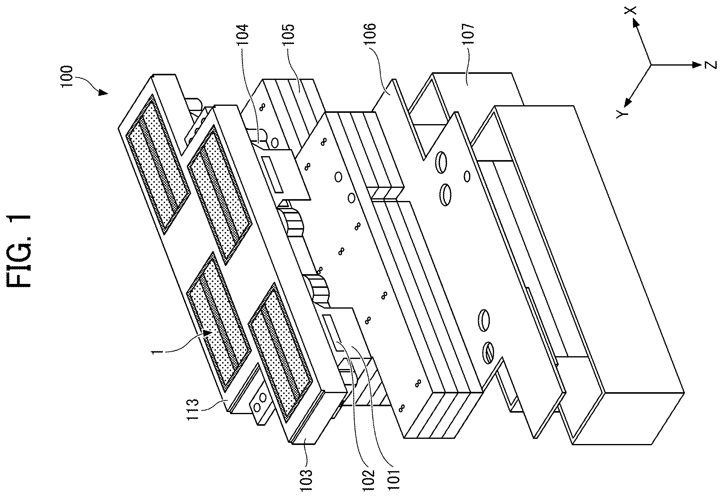 Patent US12576642 — Liquid discharge head, liquid discharge module, and liquid discharge apparatus — Figure 1