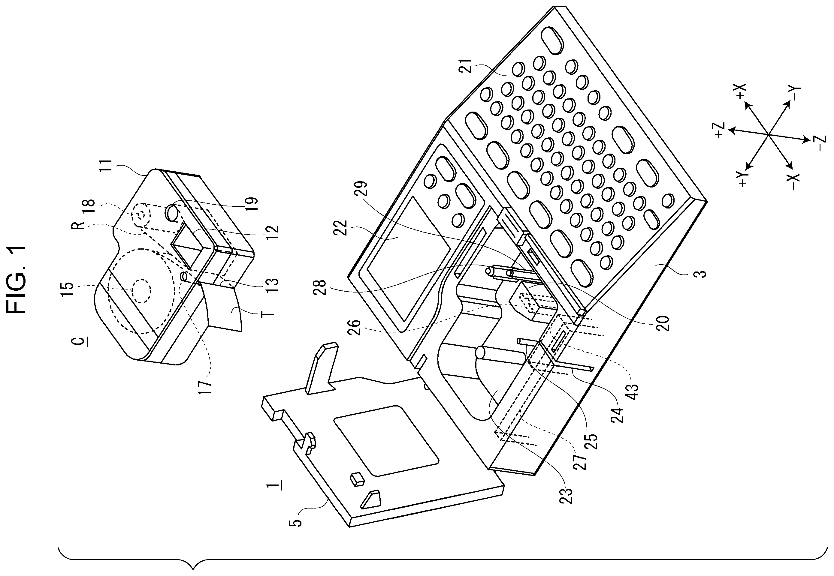 Patent US12576651 — Tape printing apparatus and control method of tape printing apparatus — Figure 1