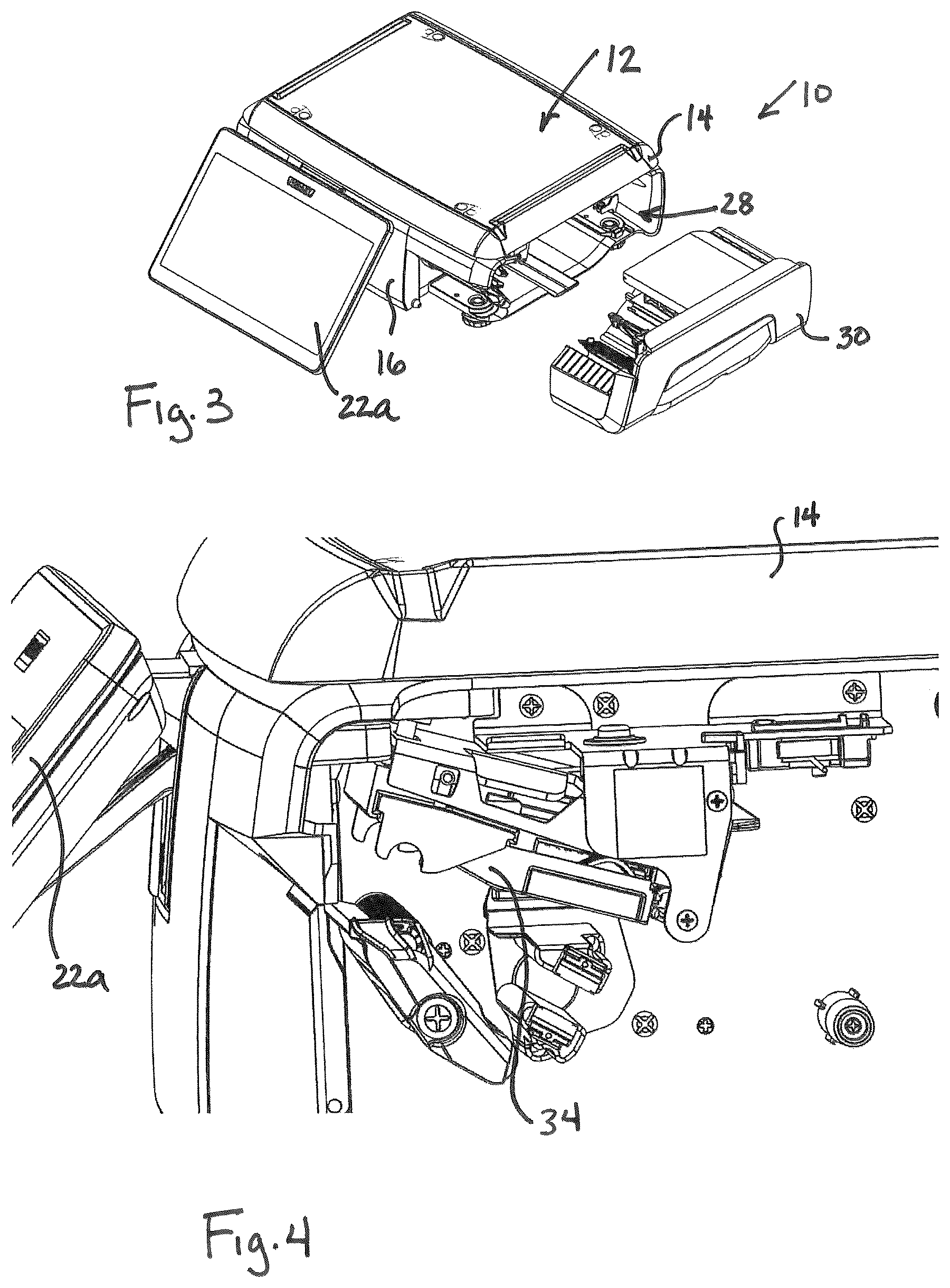 Patent US12576654 Figure 2 – Food product scale and associated label stock justification assembly