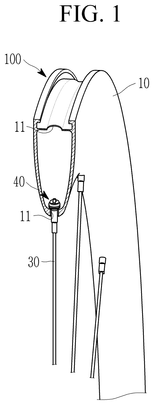 Patent US12576668 — Nipple assembly for spoke wheel, and spoke wheel including same — Figure 1