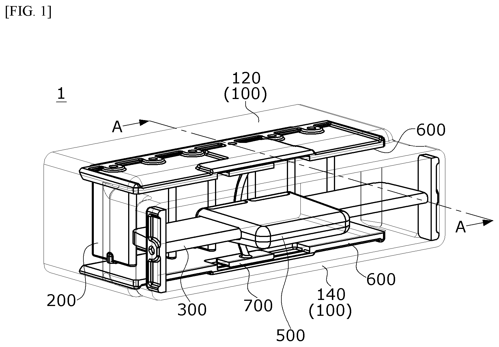 Patent US12576695 — Vehicle air vent — Figure 1