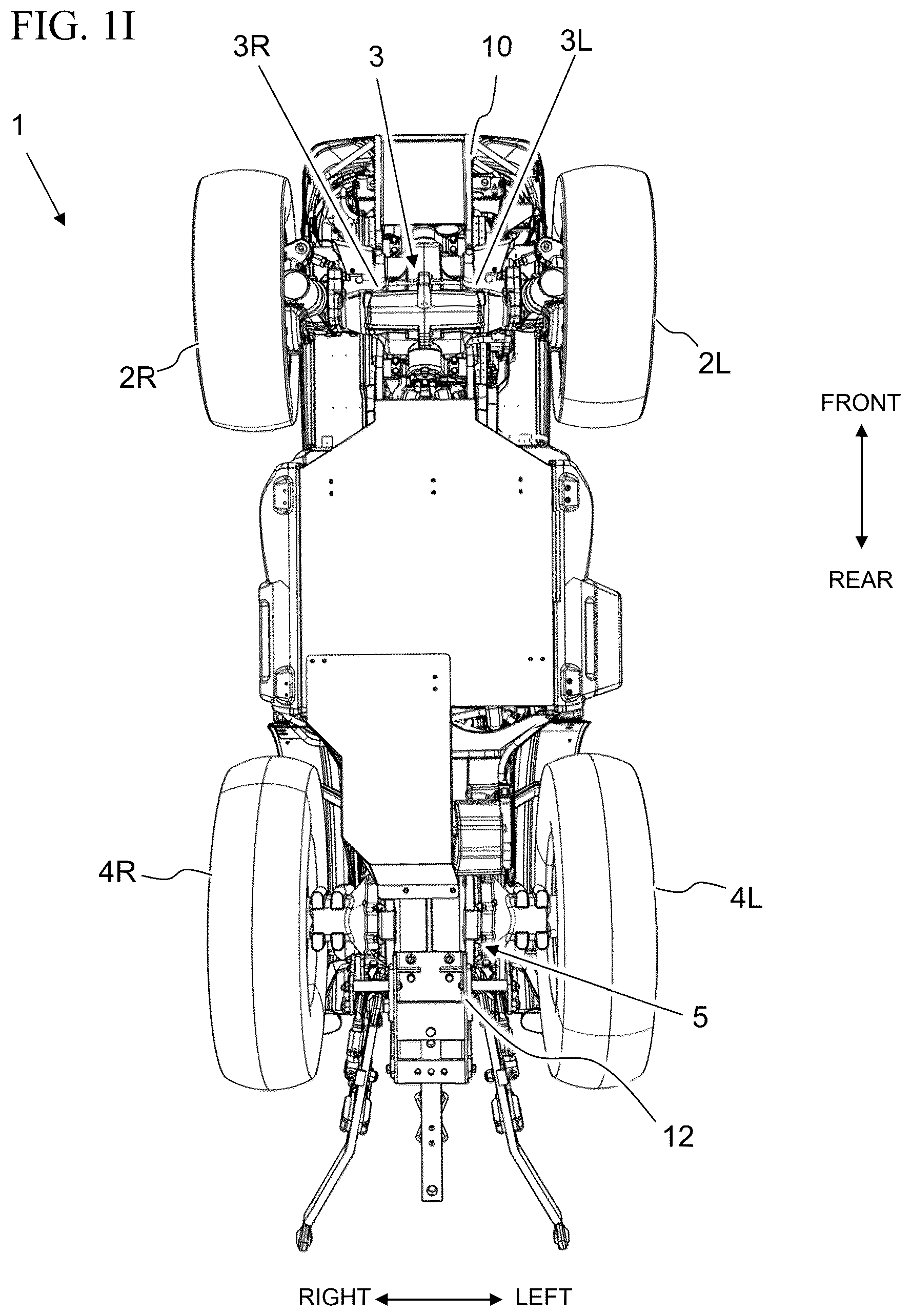 Patent US12576704 Figure 9 – Electric work vehicle