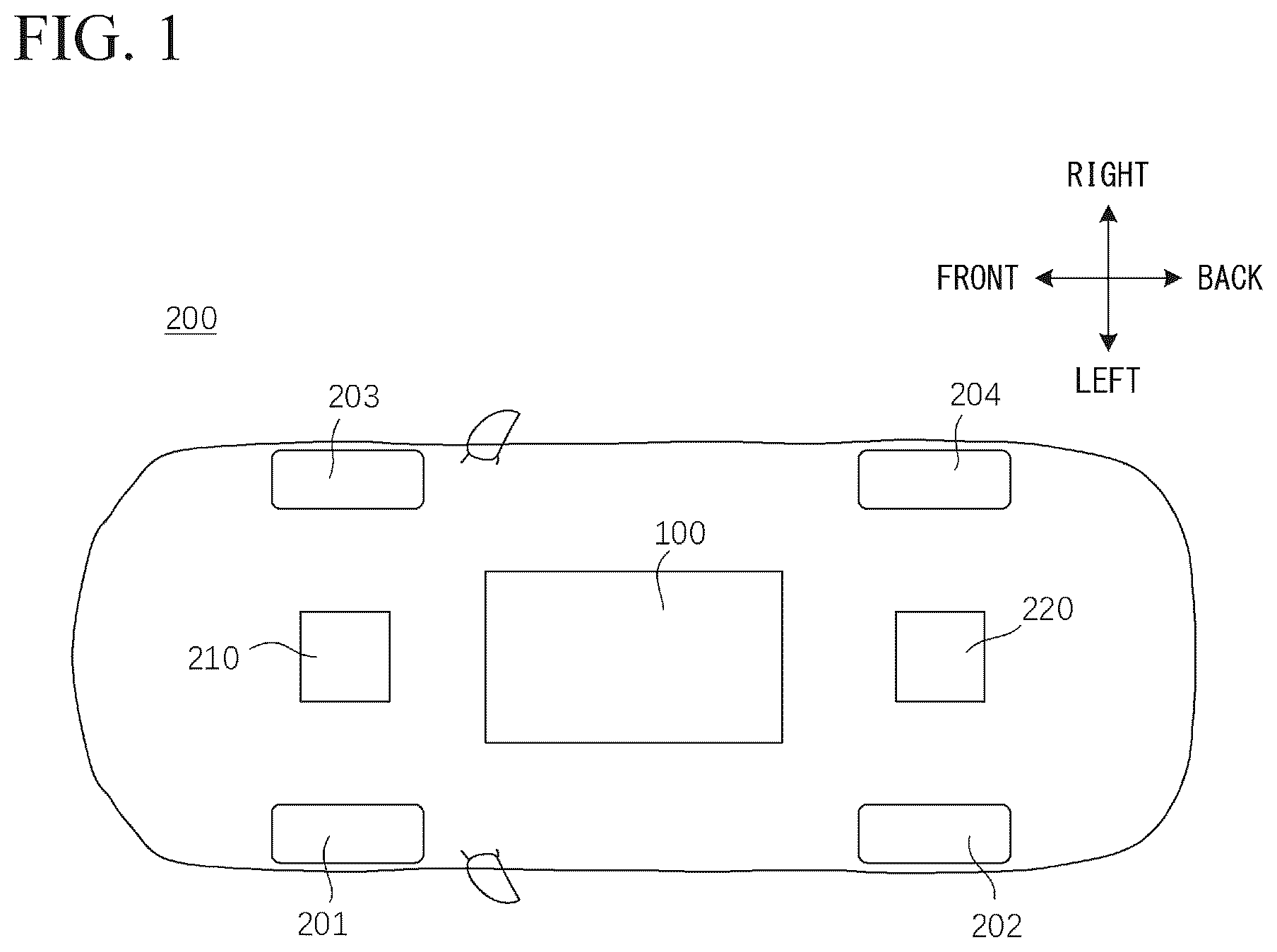 Patent US12576705 — Battery pack and vehicle — Figure 1