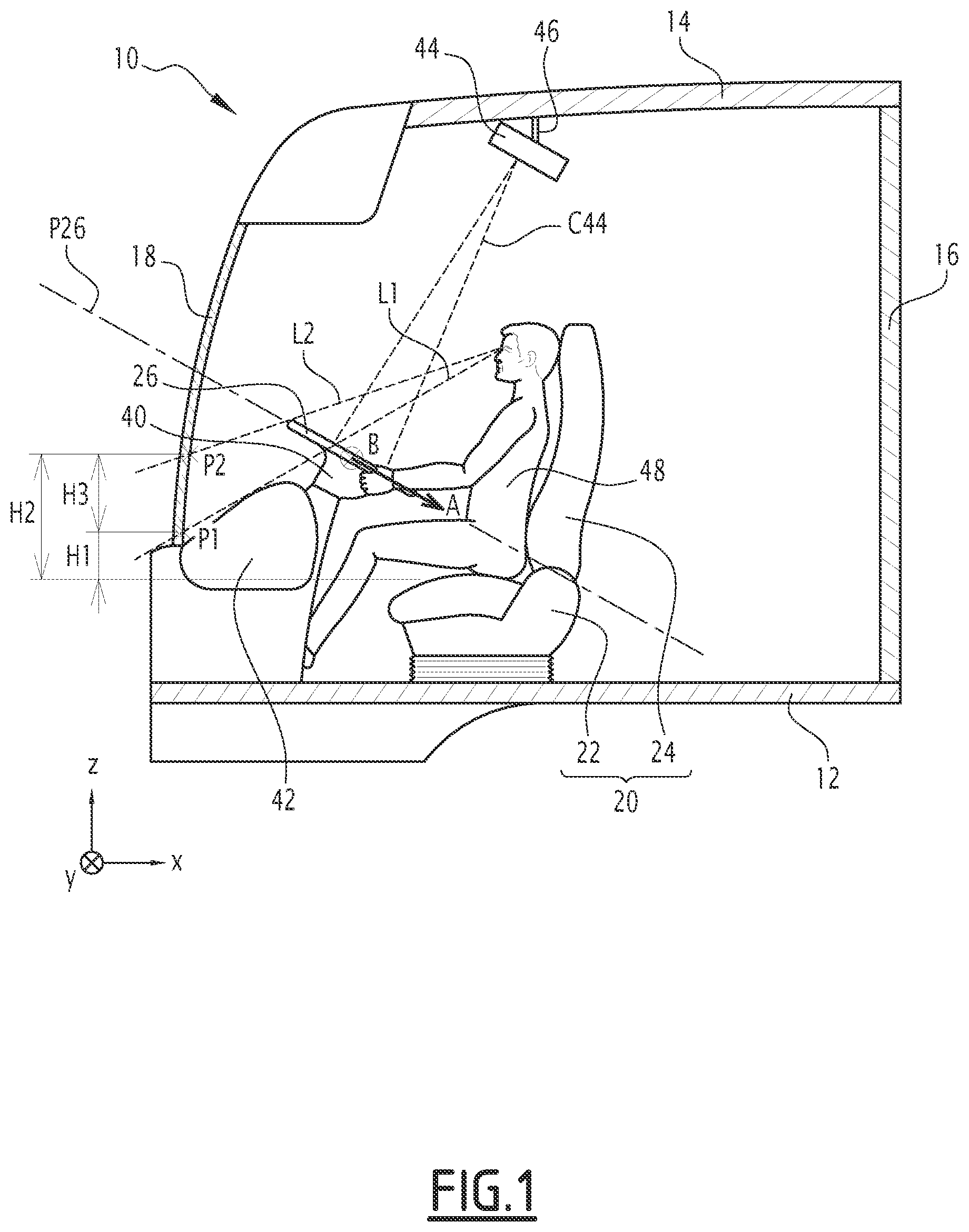 Patent US12576710 — Truck cabin — Figure 1