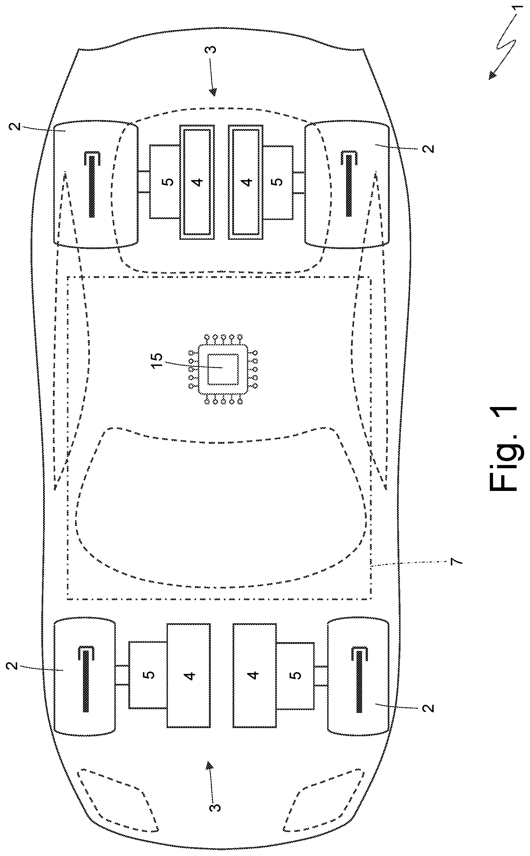 Patent US12576728 Figure 1 – Method to control an electric drive vehicle