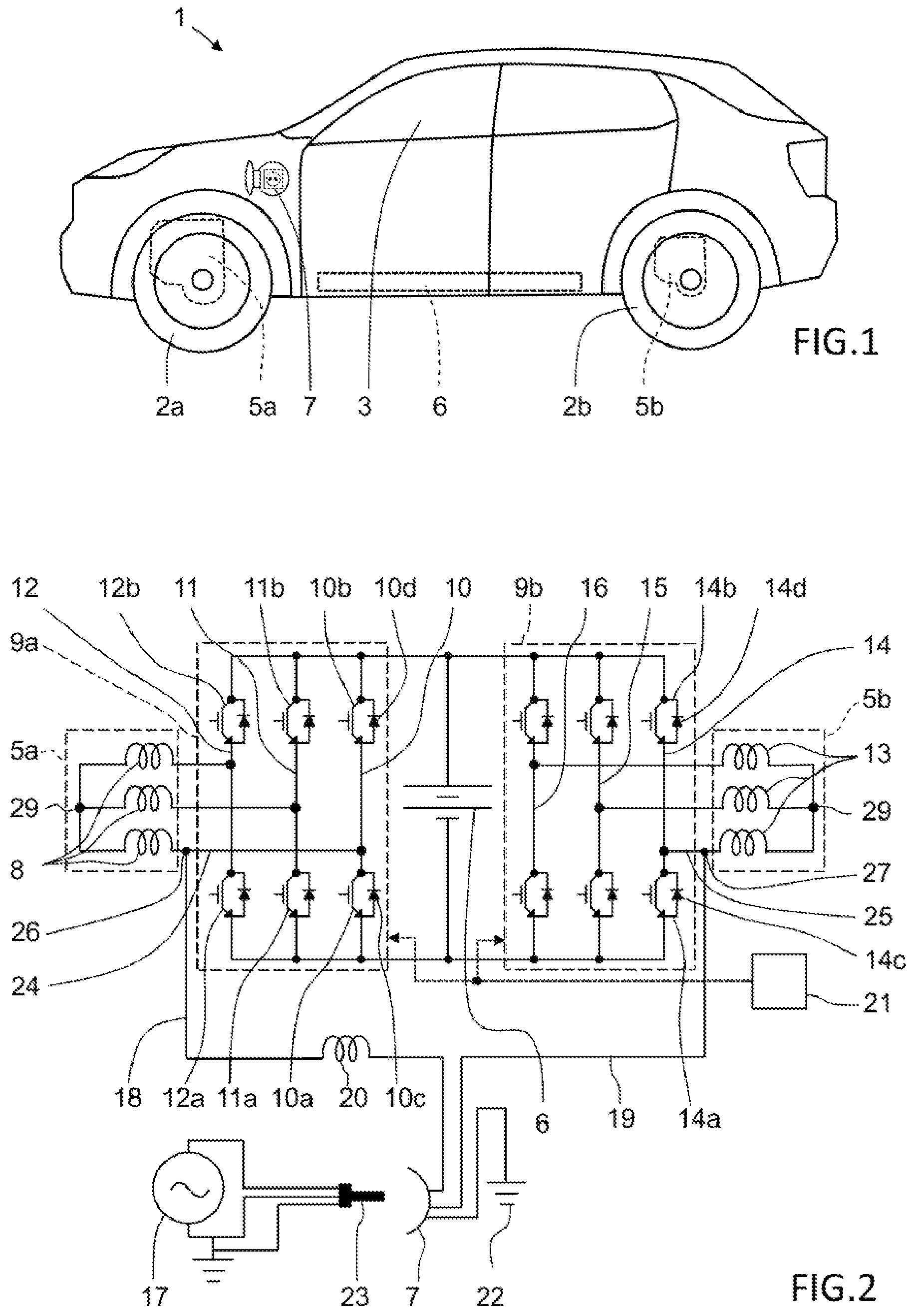 Patent US12576733 — Vehicle electrical system — Figure 1