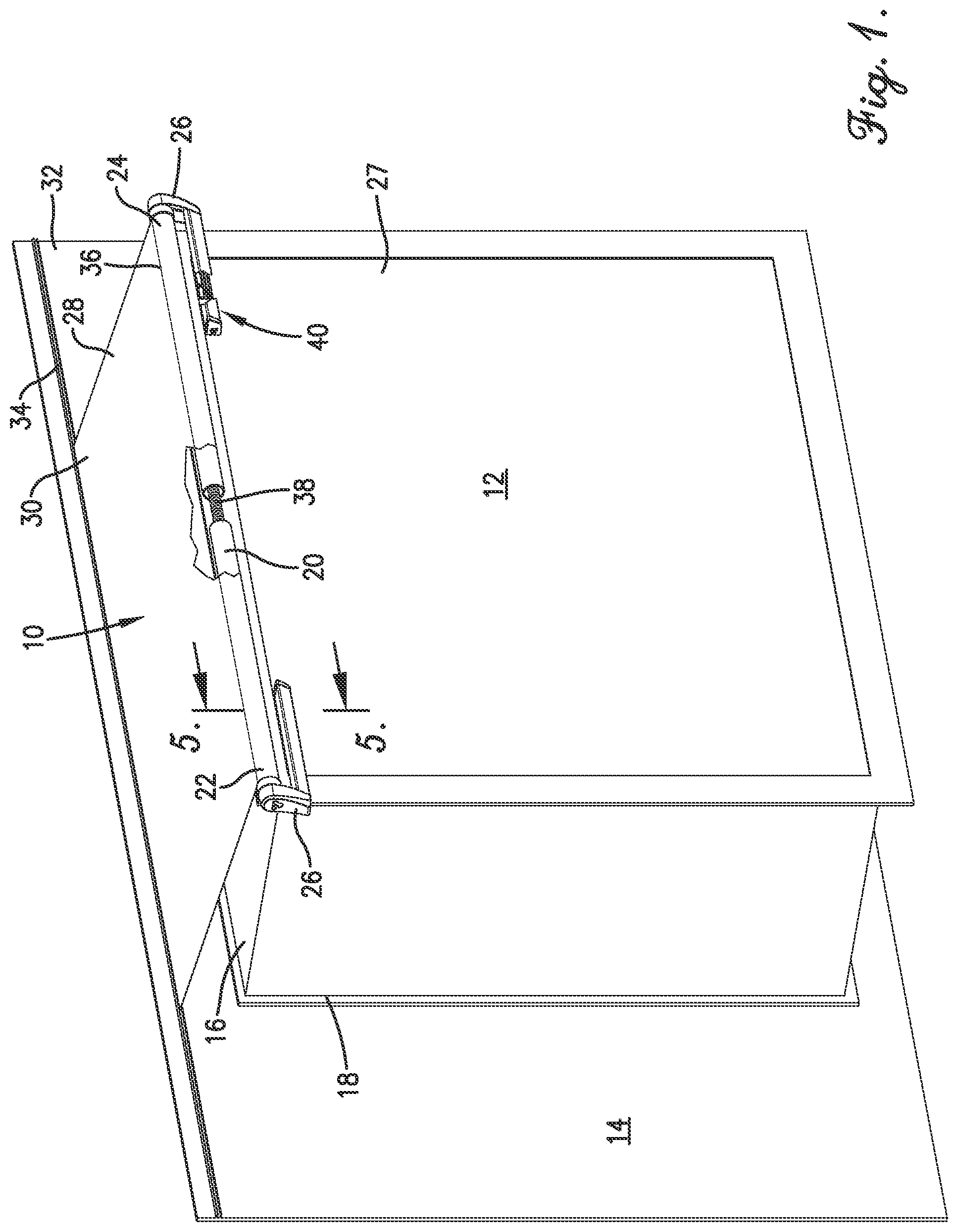 Patent US12576772 — Retractable awning for covering RV slide-out room — Figure 1
