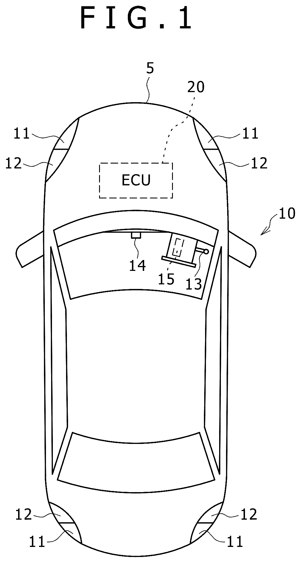 Patent US12576778 Figure 1 – Indicator apparatus for vehicle