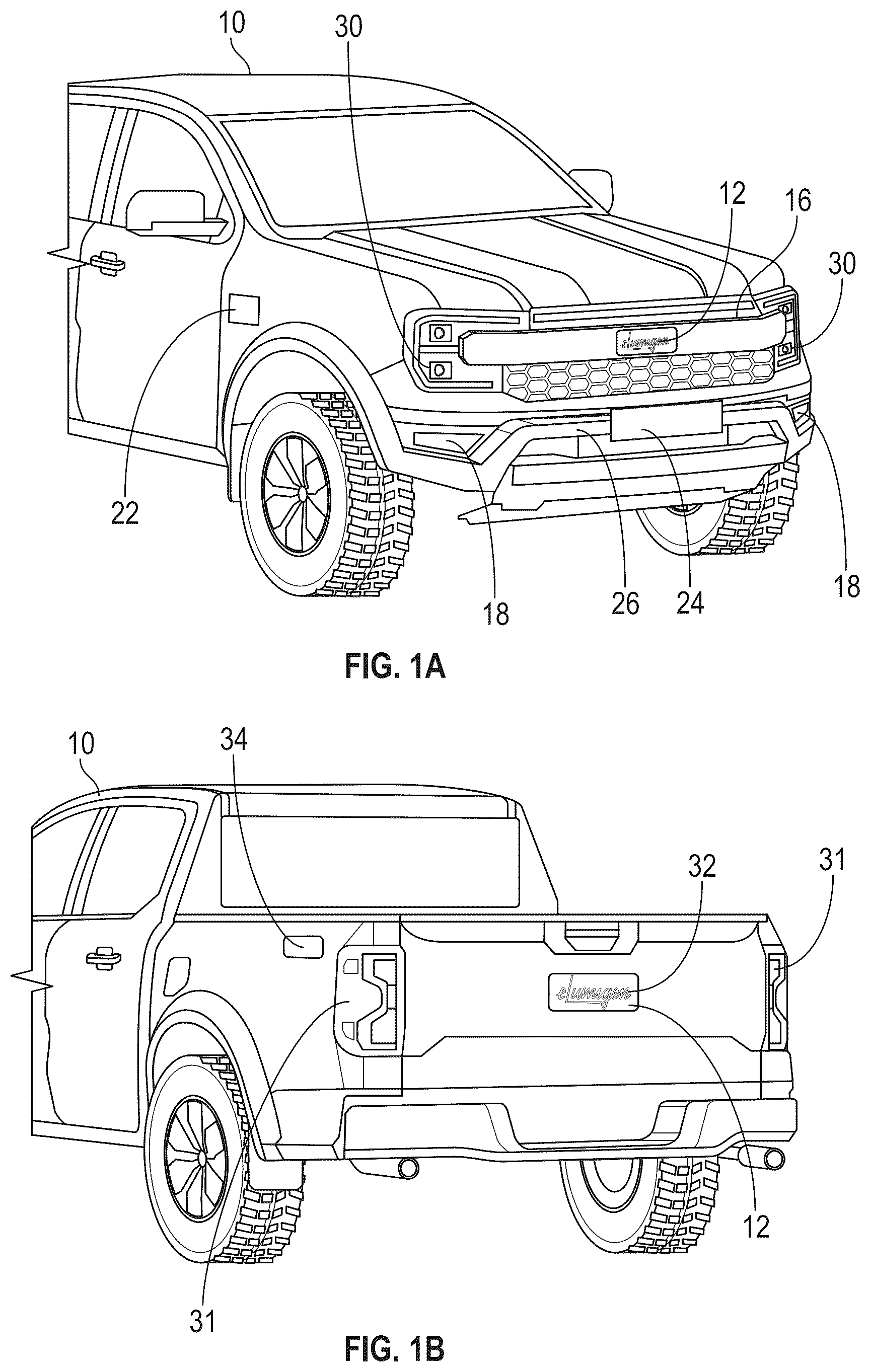 Patent US12576779 — Segmented display with photon recycling cavity — Figure 1