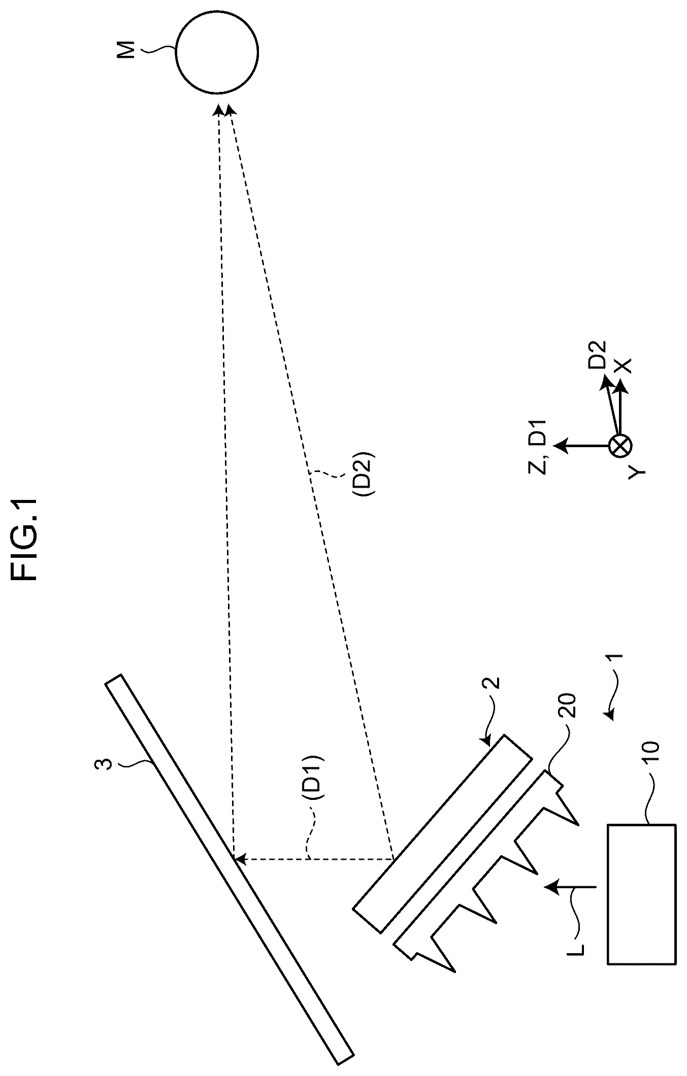 Patent US12576780 Figure 1 – Light source device