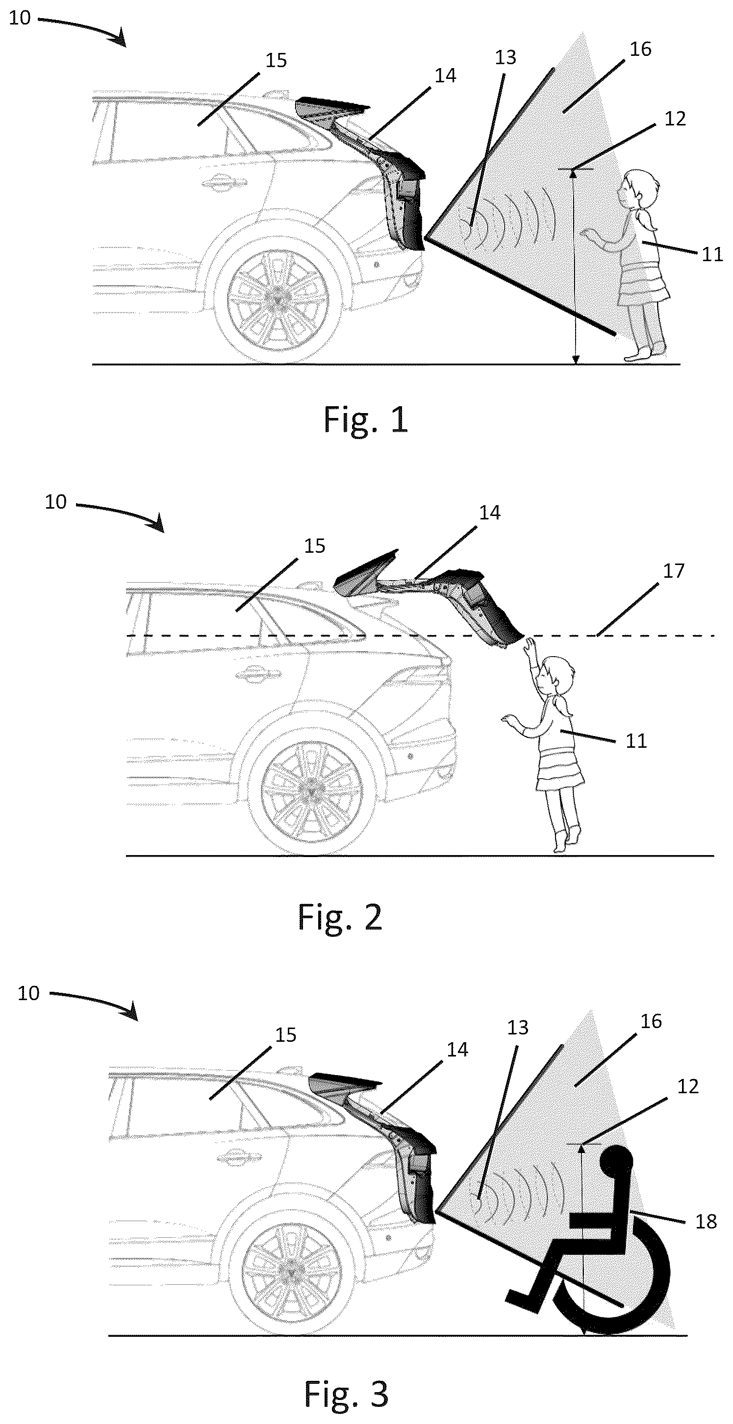 Patent US12576805 — System and method for detecting operator characteristic to adjust position of power actuated movable panel — Figure 1