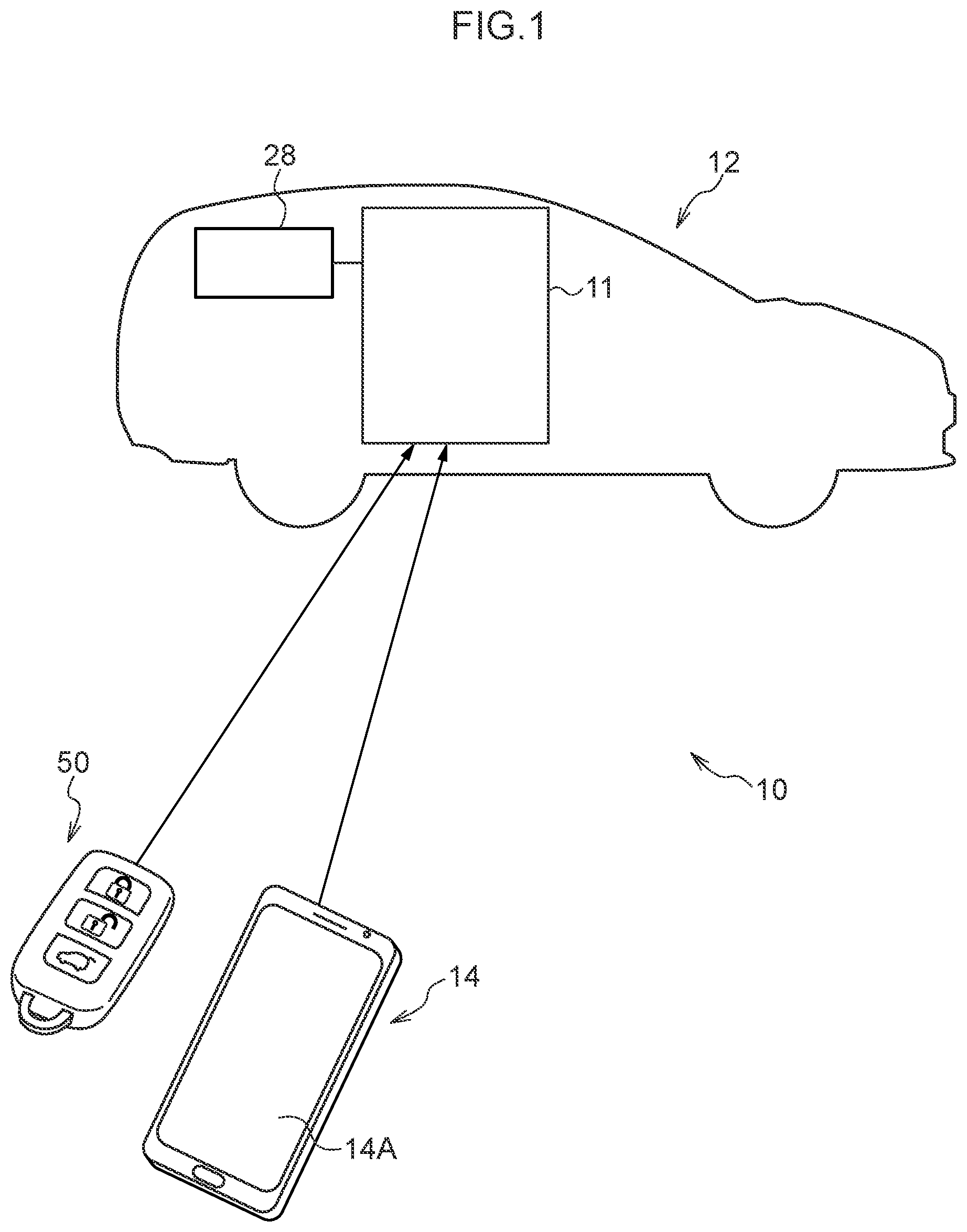 Patent US12576811 Figure 1 – Information processing device, information processing device-equipped vehicle, information processing method, and recording medium recorded with program