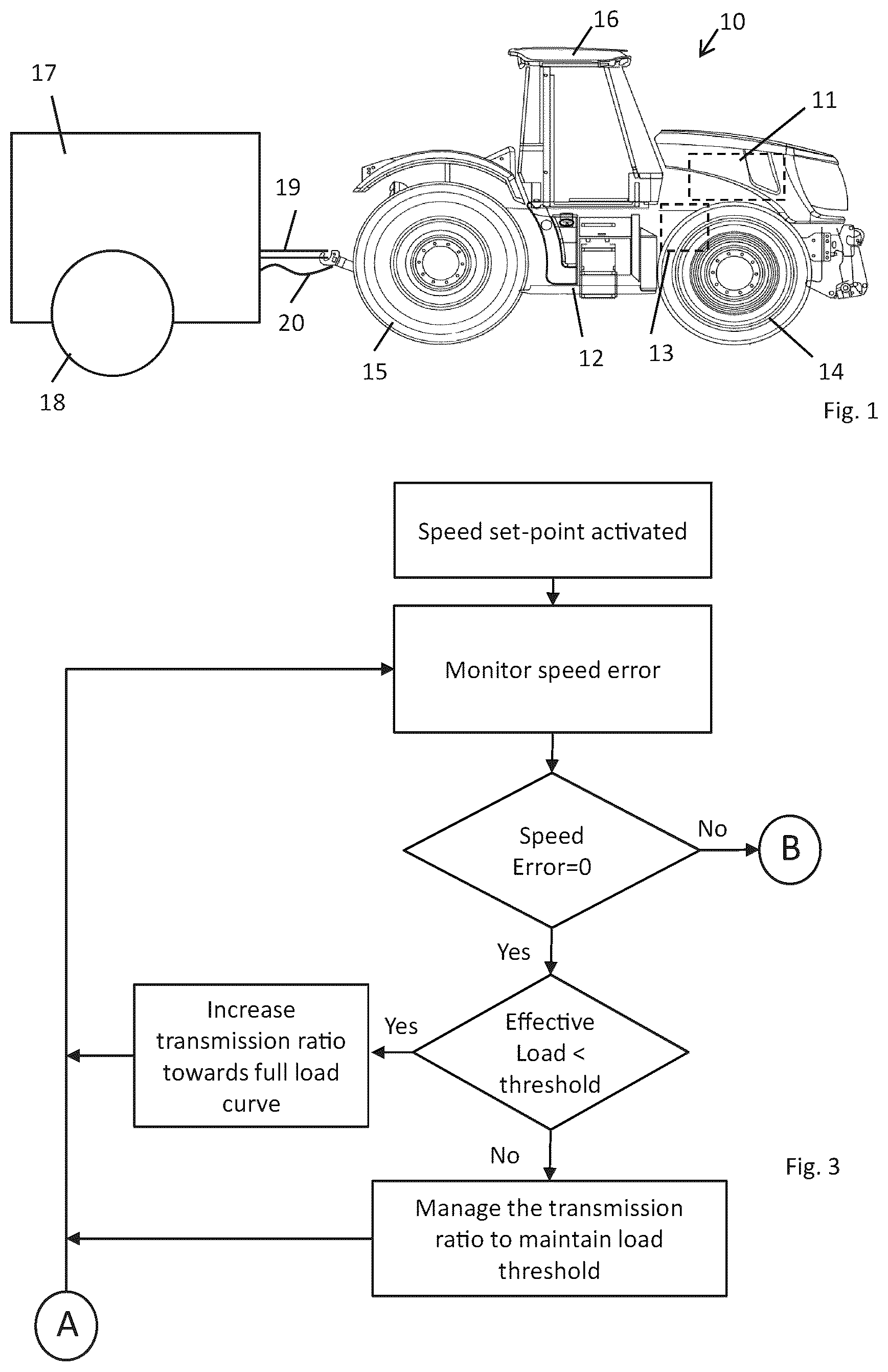 Patent US12576818 — Method and system for enhanced braking in a tractor unit — Figure 1