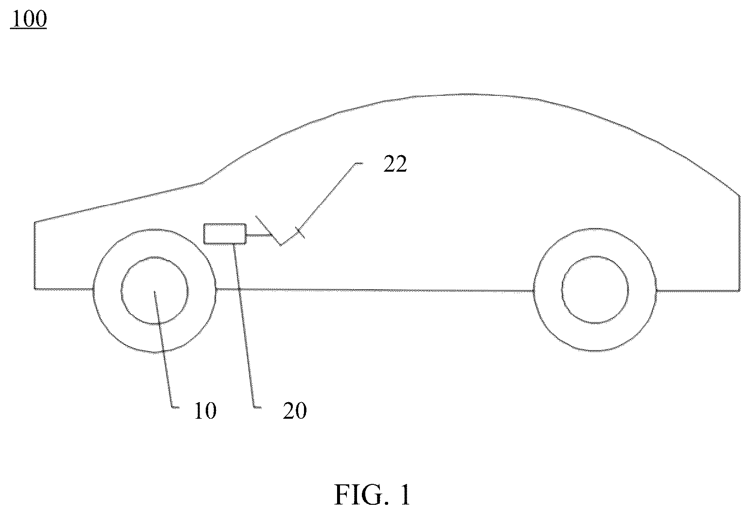 Patent US12576825 — Braking apparatus, braking system, and vehicle — Figure 1