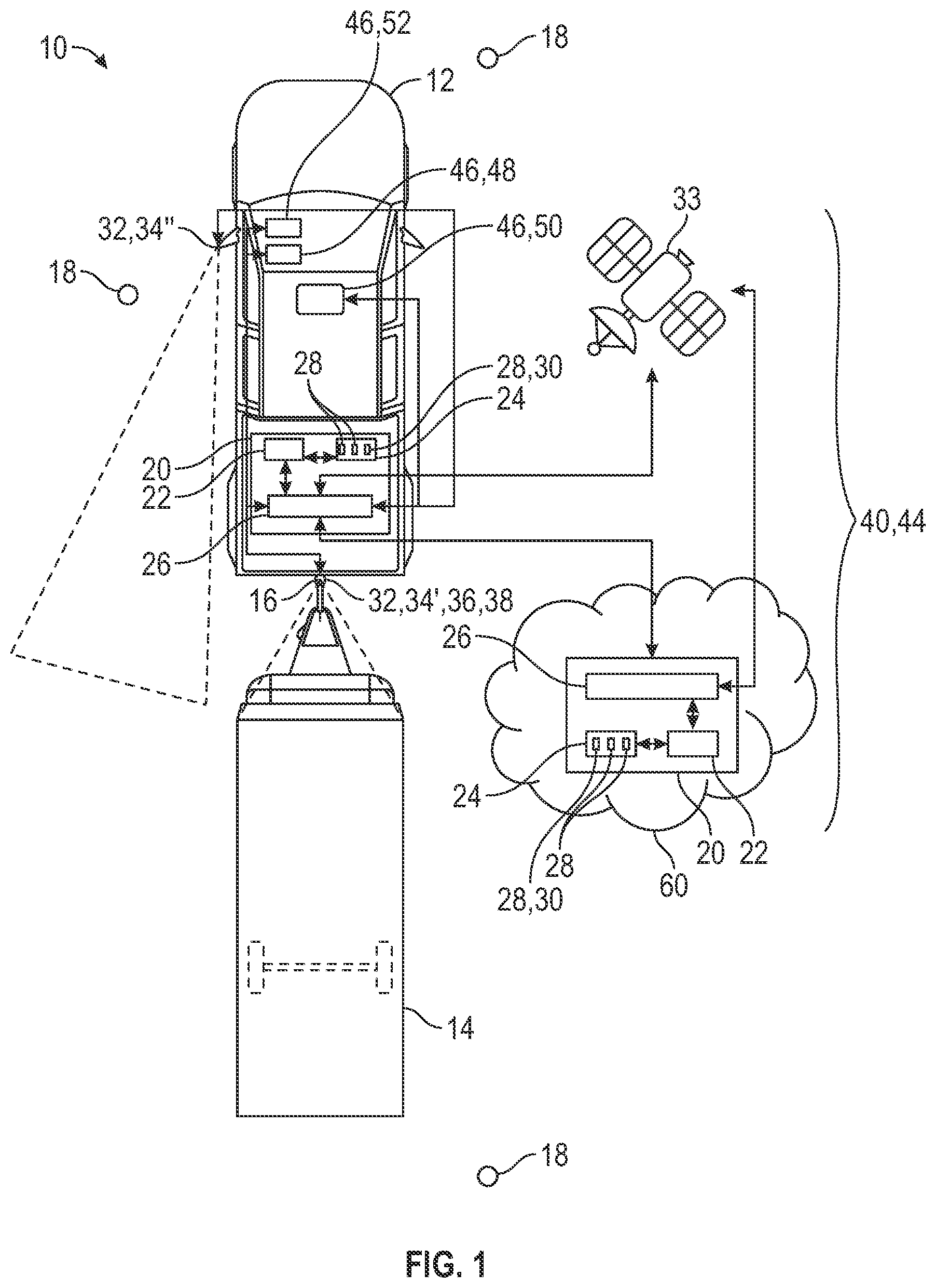 Patent US12576845 — System and method to provide trailer backing assistance — Figure 1