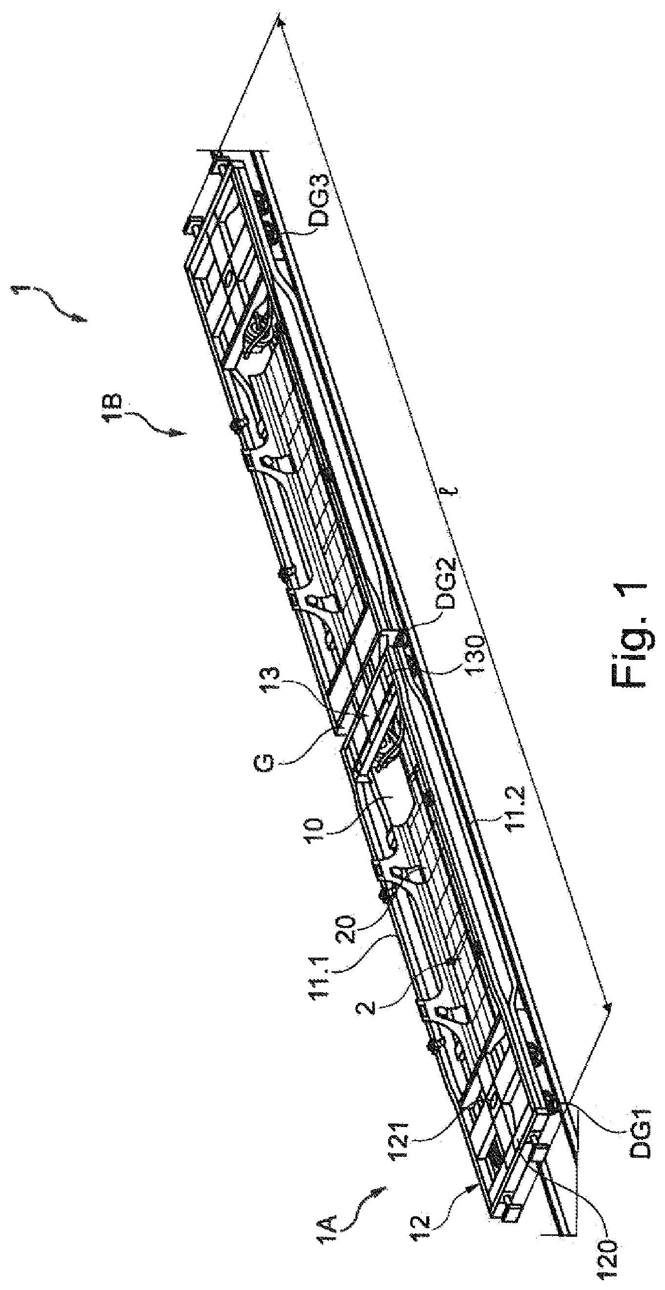 Patent US12576892 — Goods wagon for transporting goods and basin for such a goods wagon — Figure 1